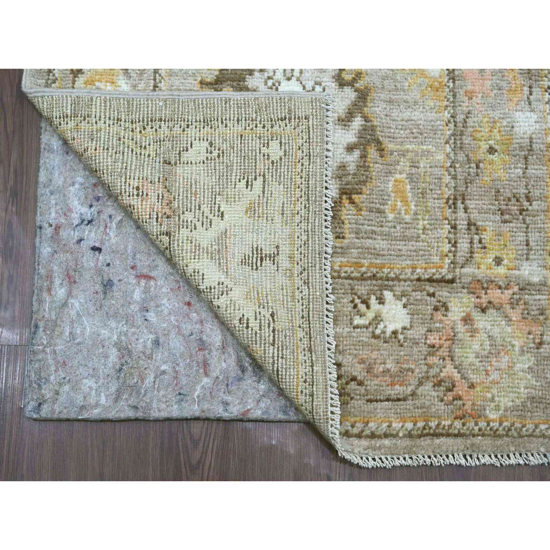 Oushak-And-Peshawar-Hand-Knotted-Rug-107205