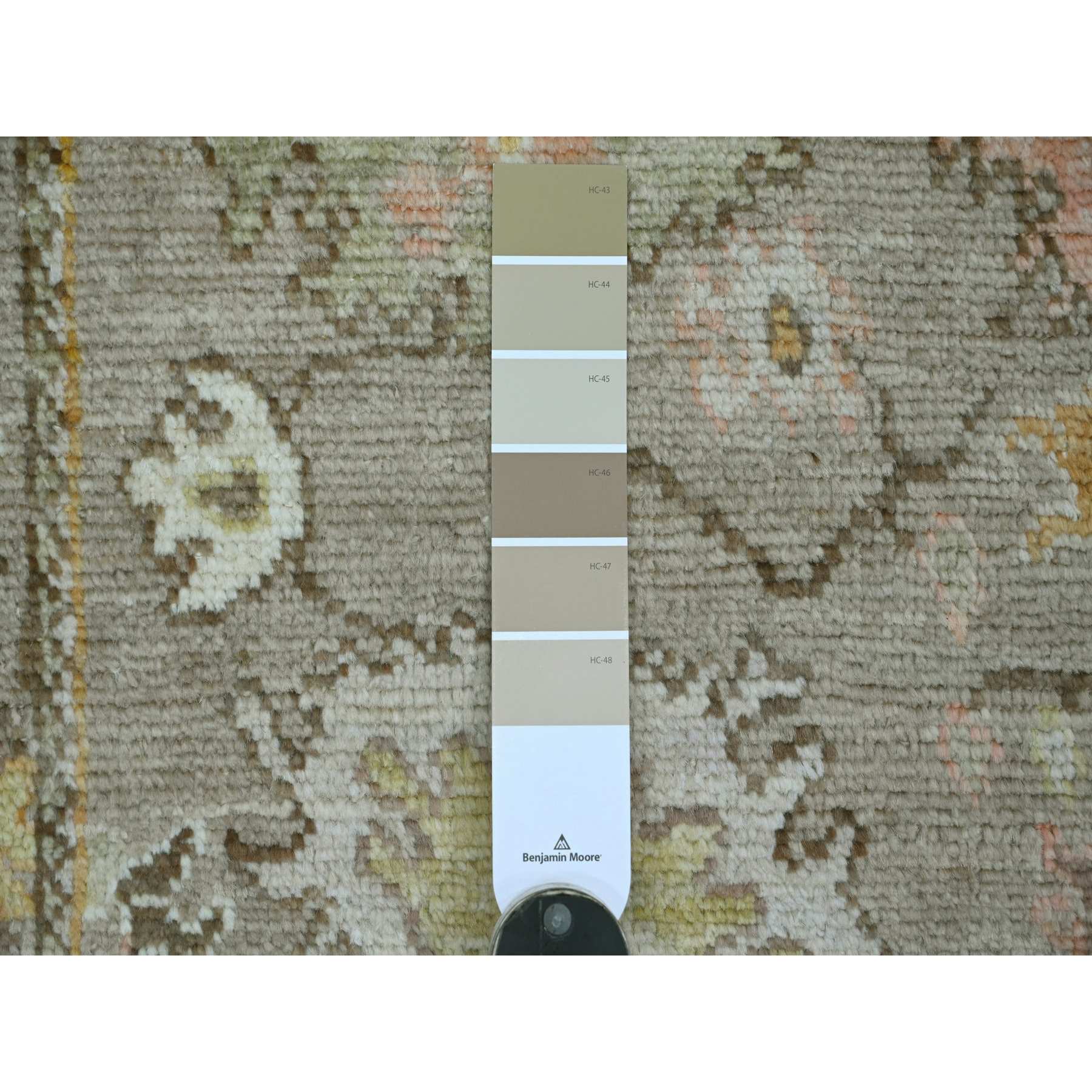 Oushak-And-Peshawar-Hand-Knotted-Rug-107205