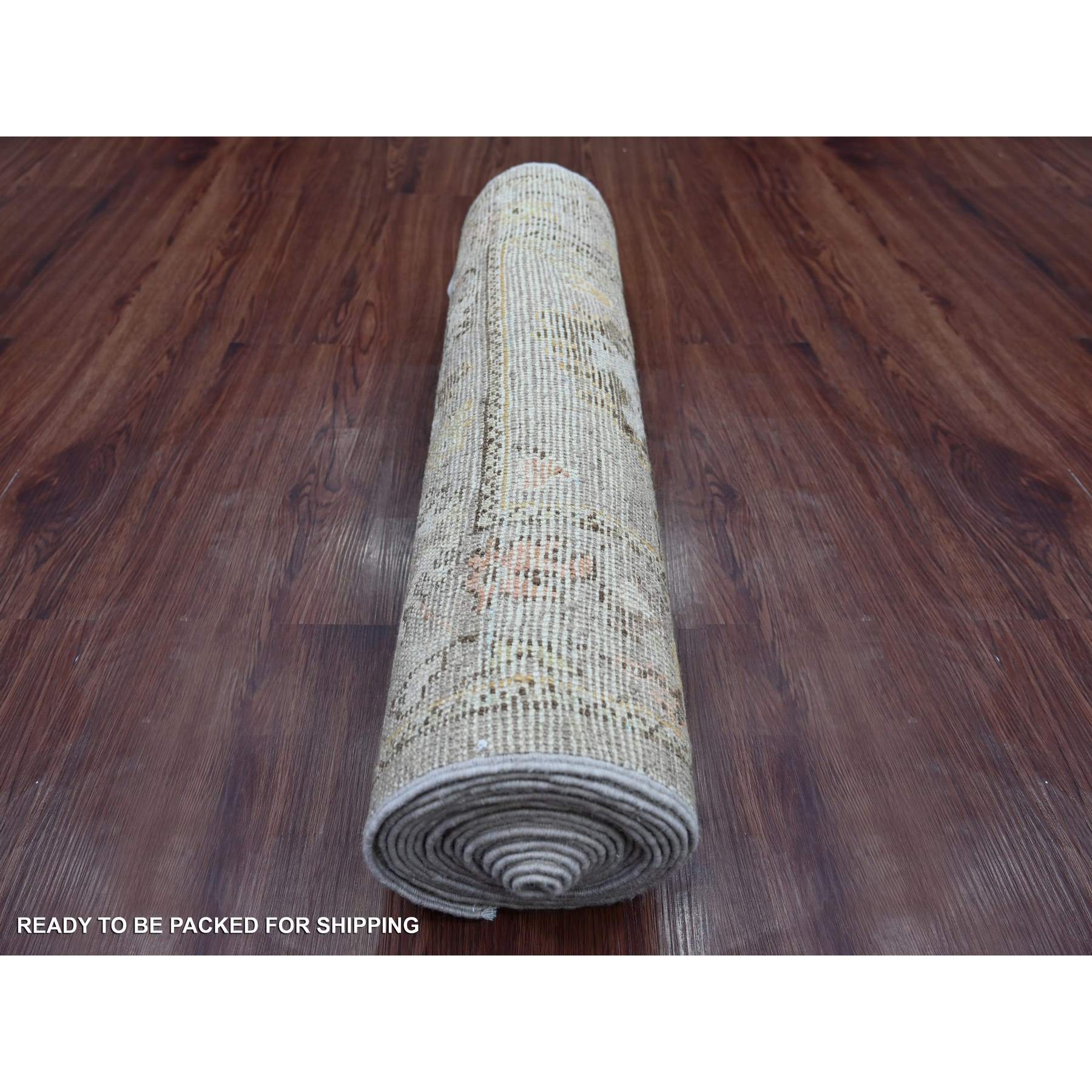 Oushak-And-Peshawar-Hand-Knotted-Rug-107205