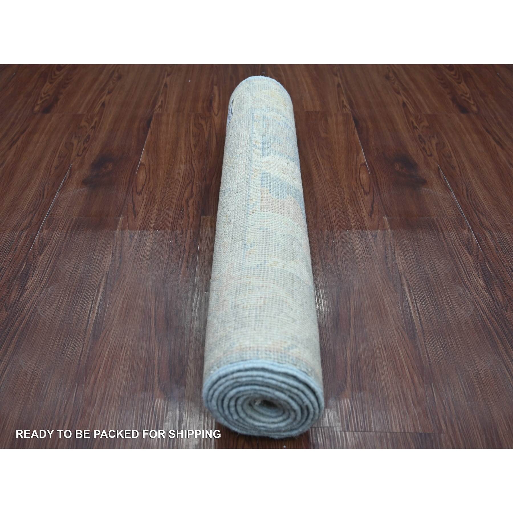 Oushak-And-Peshawar-Hand-Knotted-Rug-107225