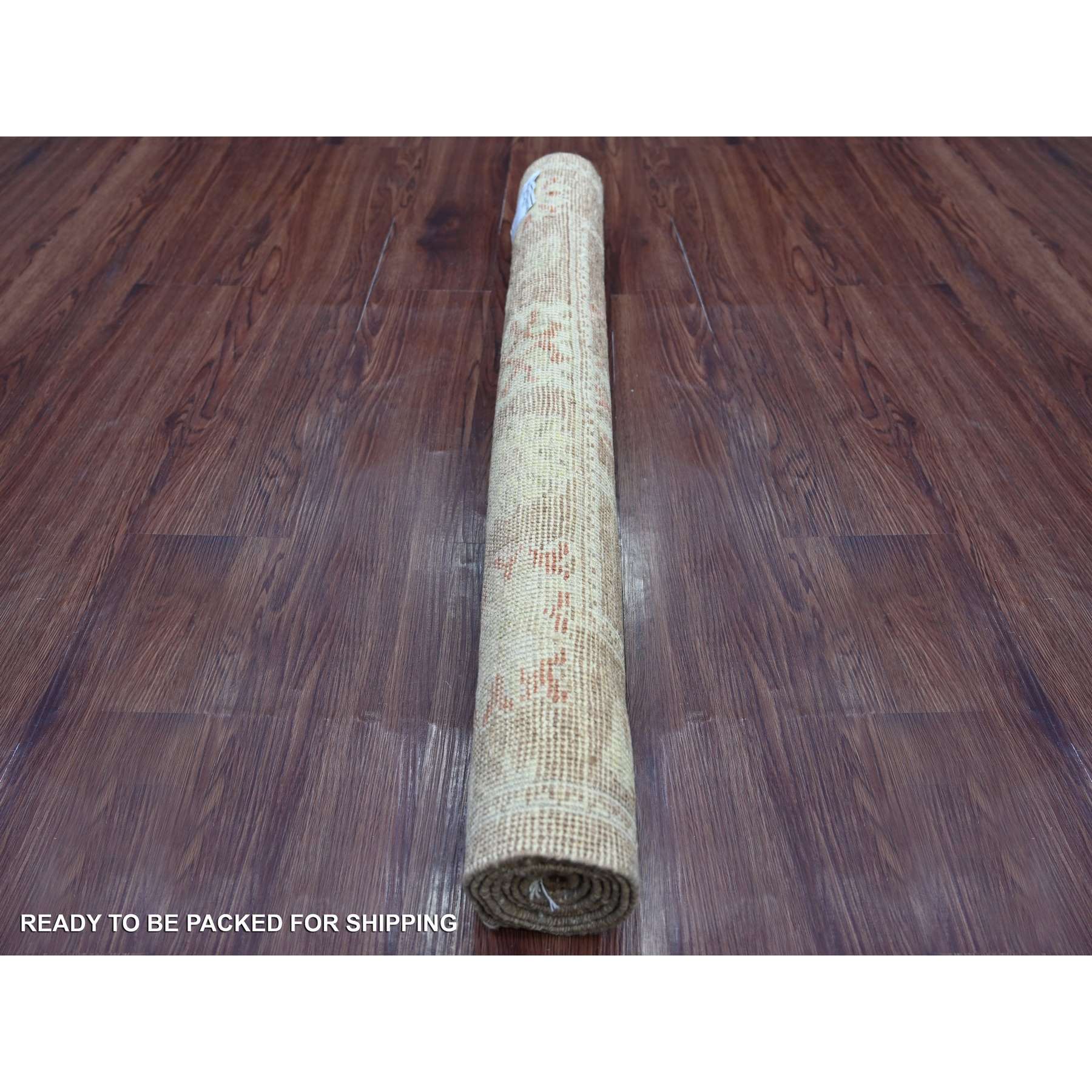 Oushak-And-Peshawar-Hand-Knotted-Rug-107230