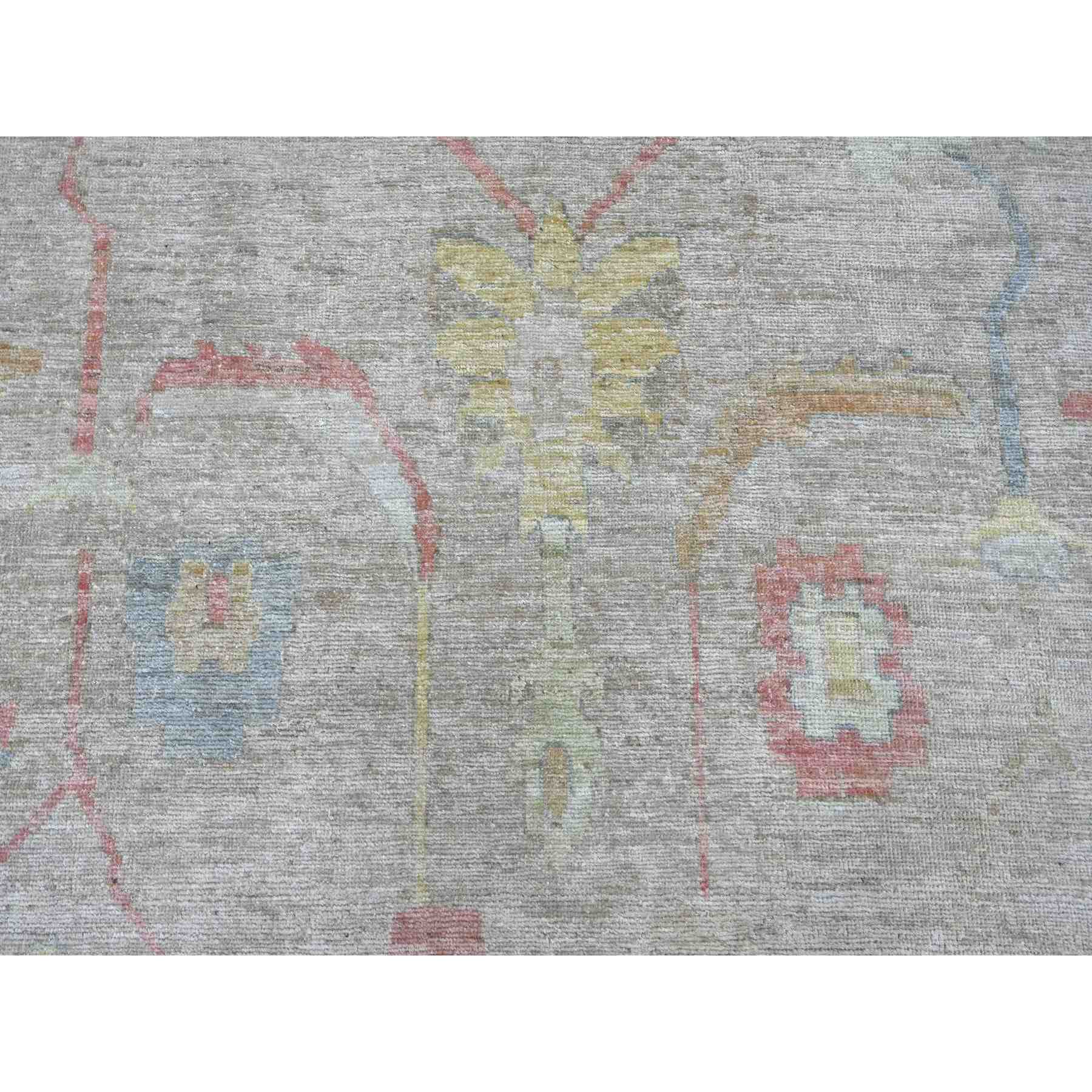 Oushak-And-Peshawar-Hand-Knotted-Rug-107380