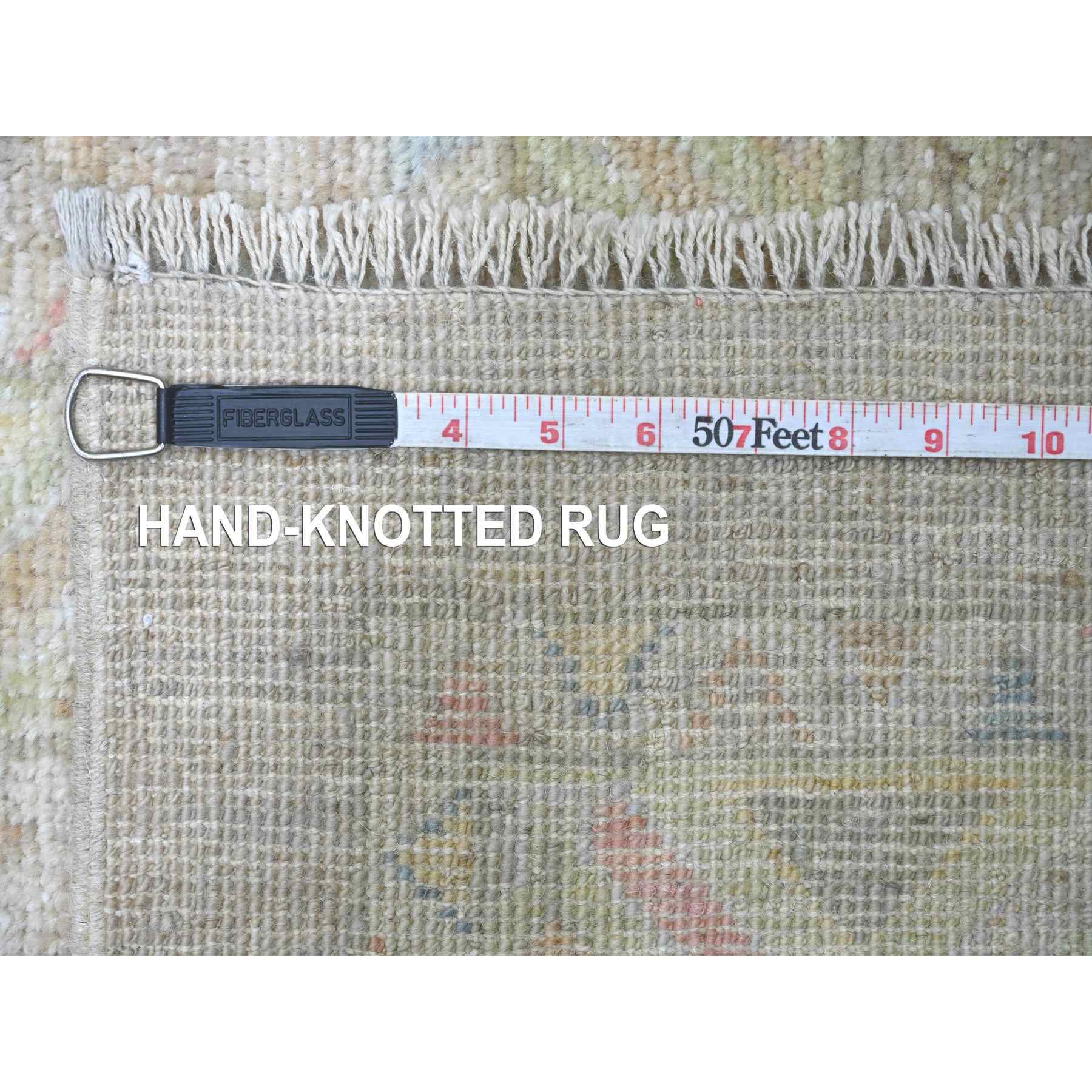 Oushak-And-Peshawar-Hand-Knotted-Rug-107380