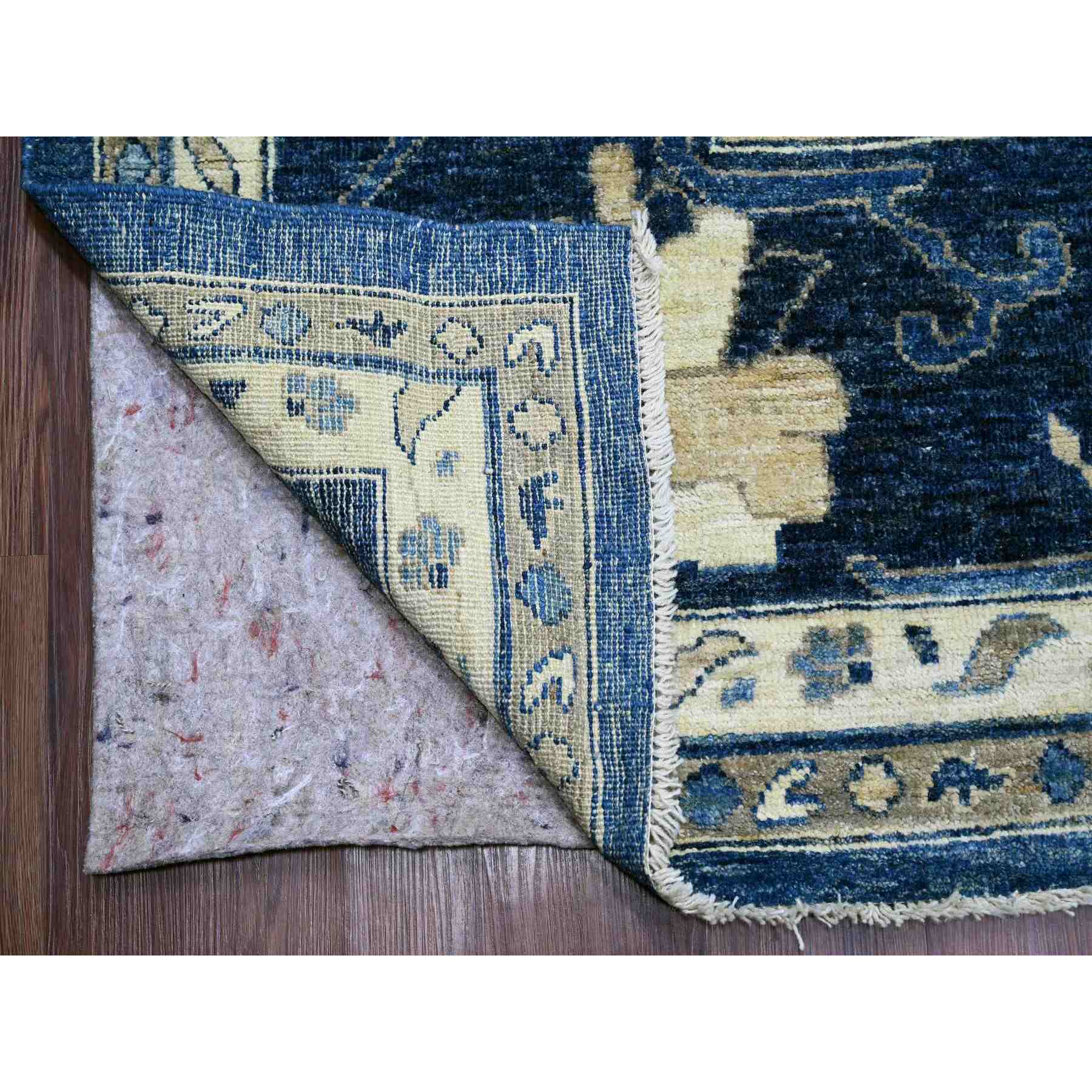 Oushak-And-Peshawar-Hand-Knotted-Rug-107385