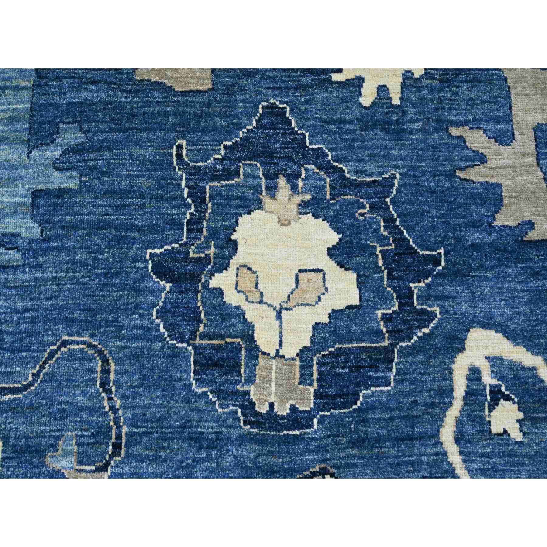 Oushak-And-Peshawar-Hand-Knotted-Rug-107385