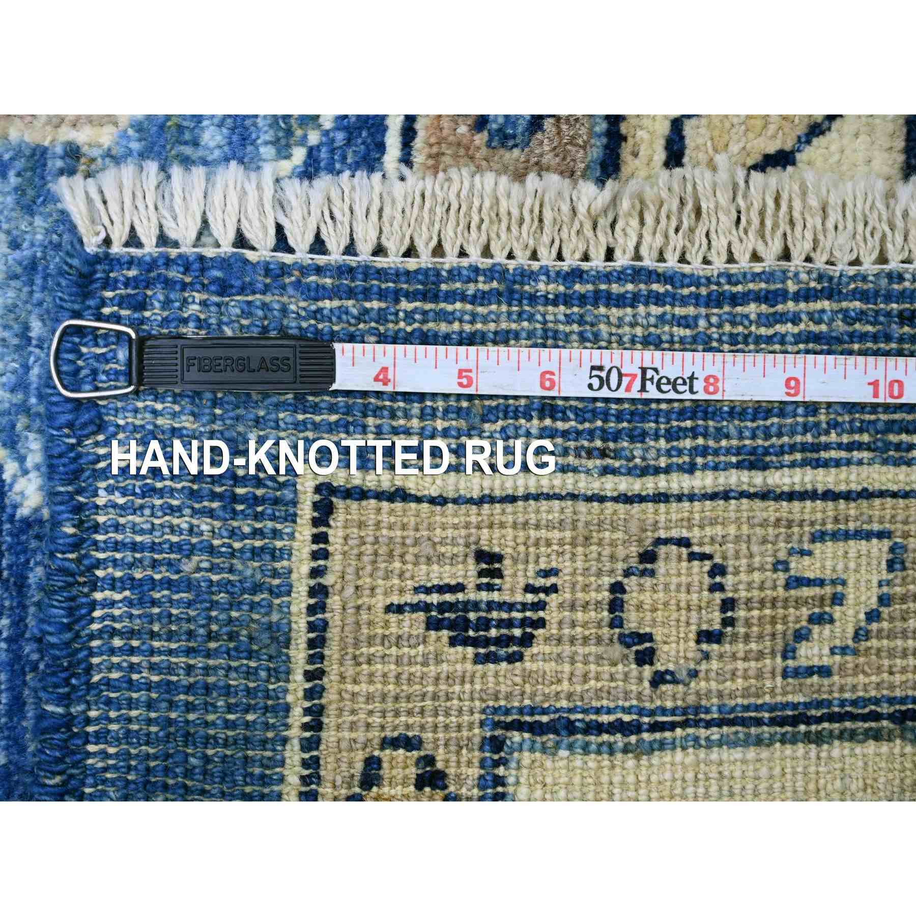 Oushak-And-Peshawar-Hand-Knotted-Rug-107385