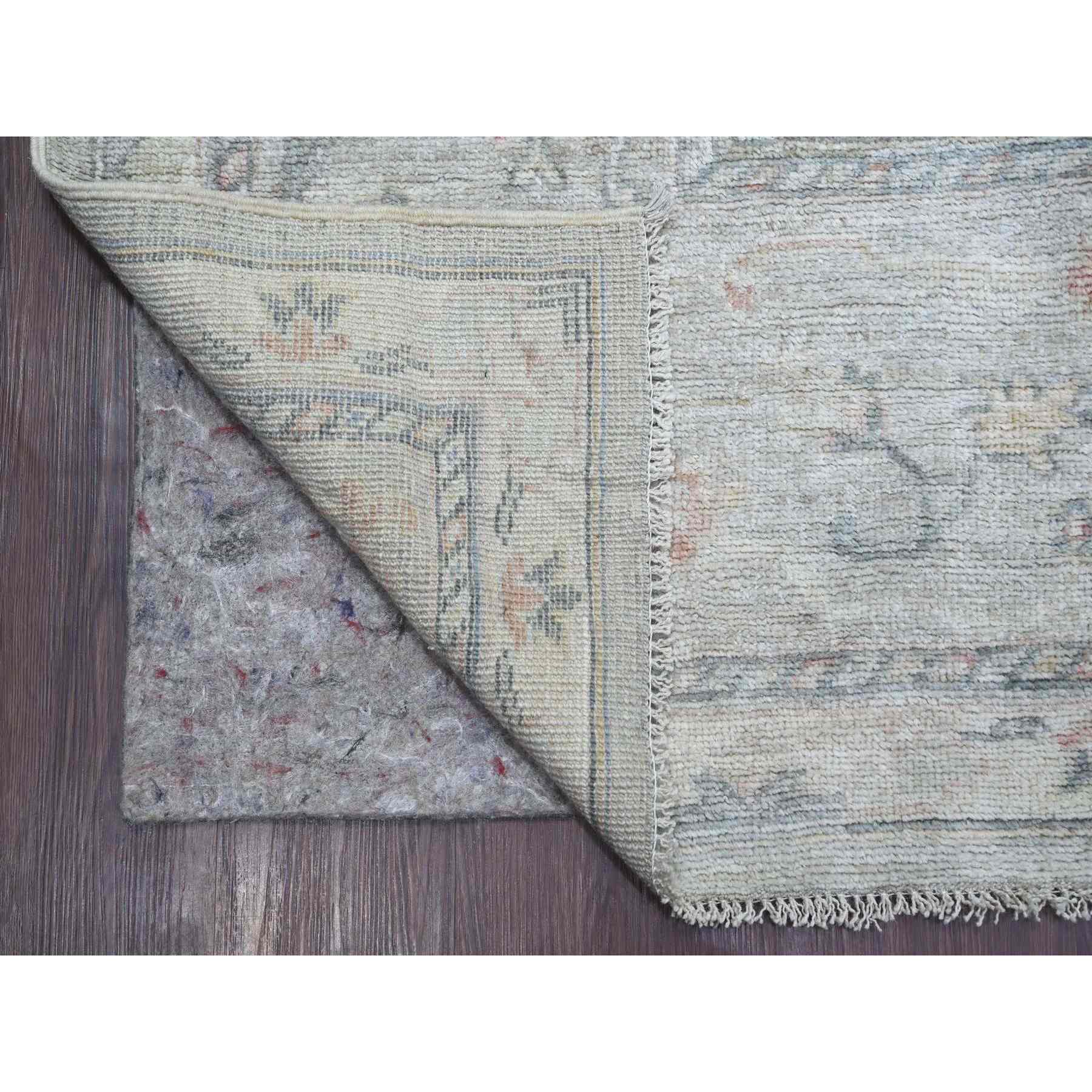 Oushak-And-Peshawar-Hand-Knotted-Rug-107390