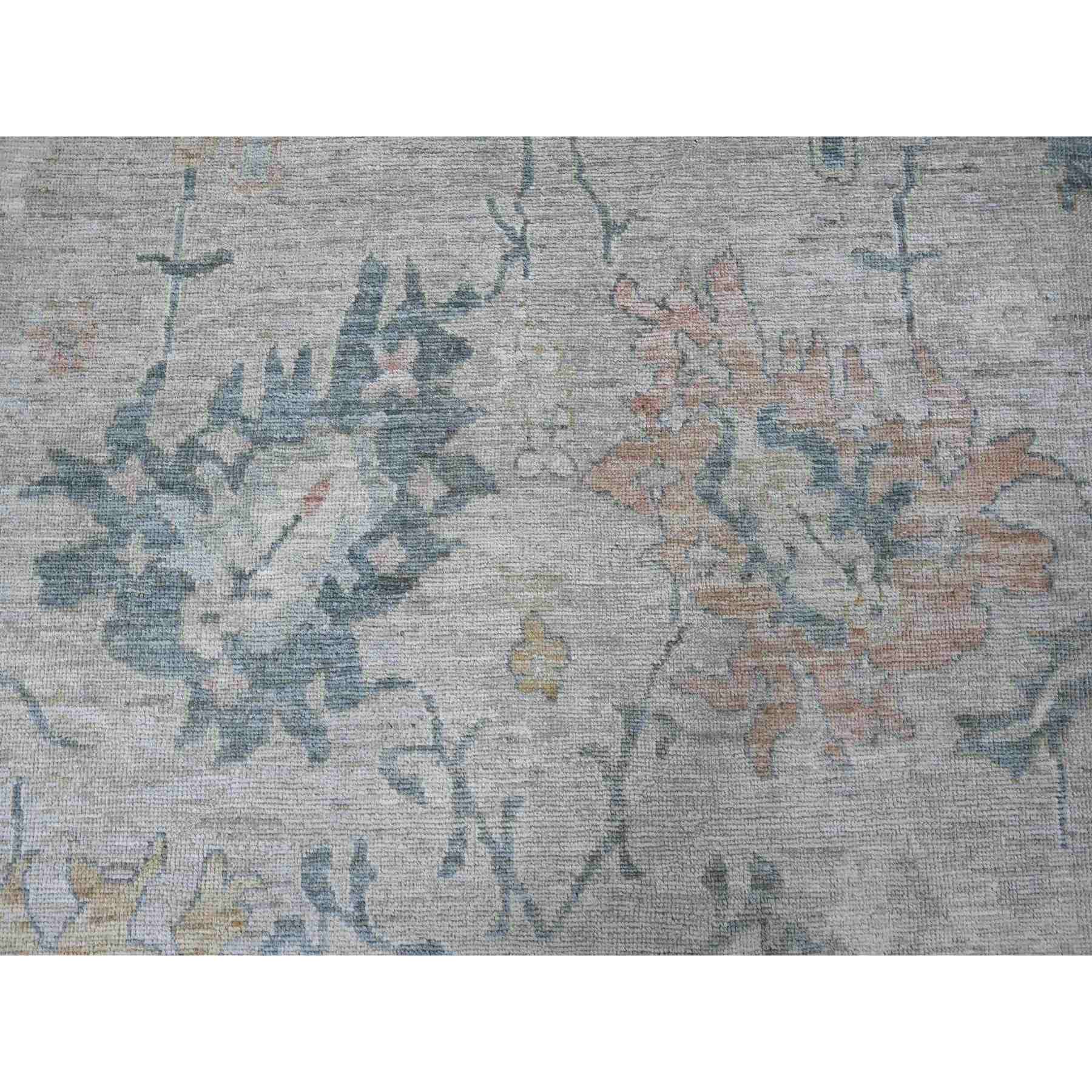 Oushak-And-Peshawar-Hand-Knotted-Rug-107390