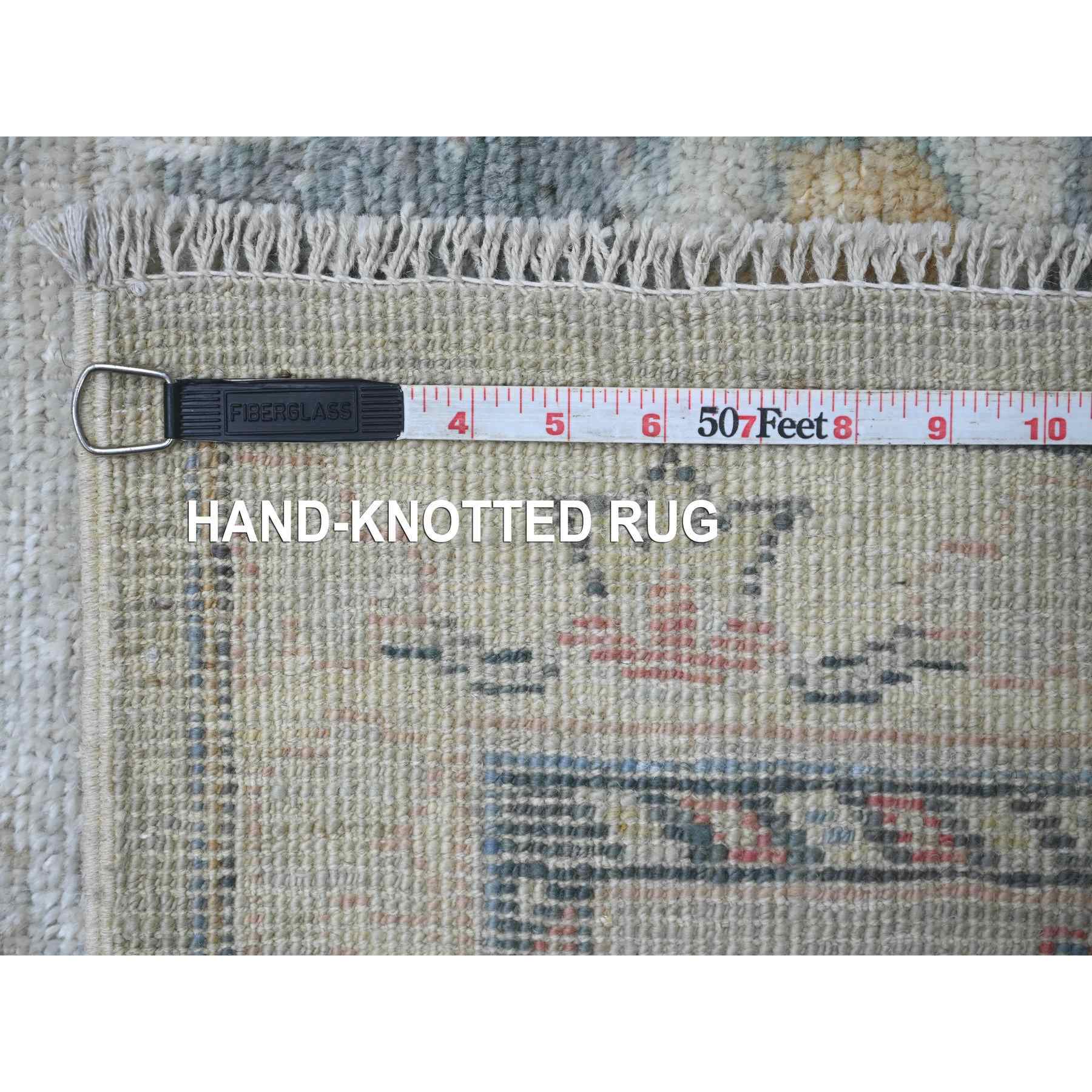 Oushak-And-Peshawar-Hand-Knotted-Rug-107390
