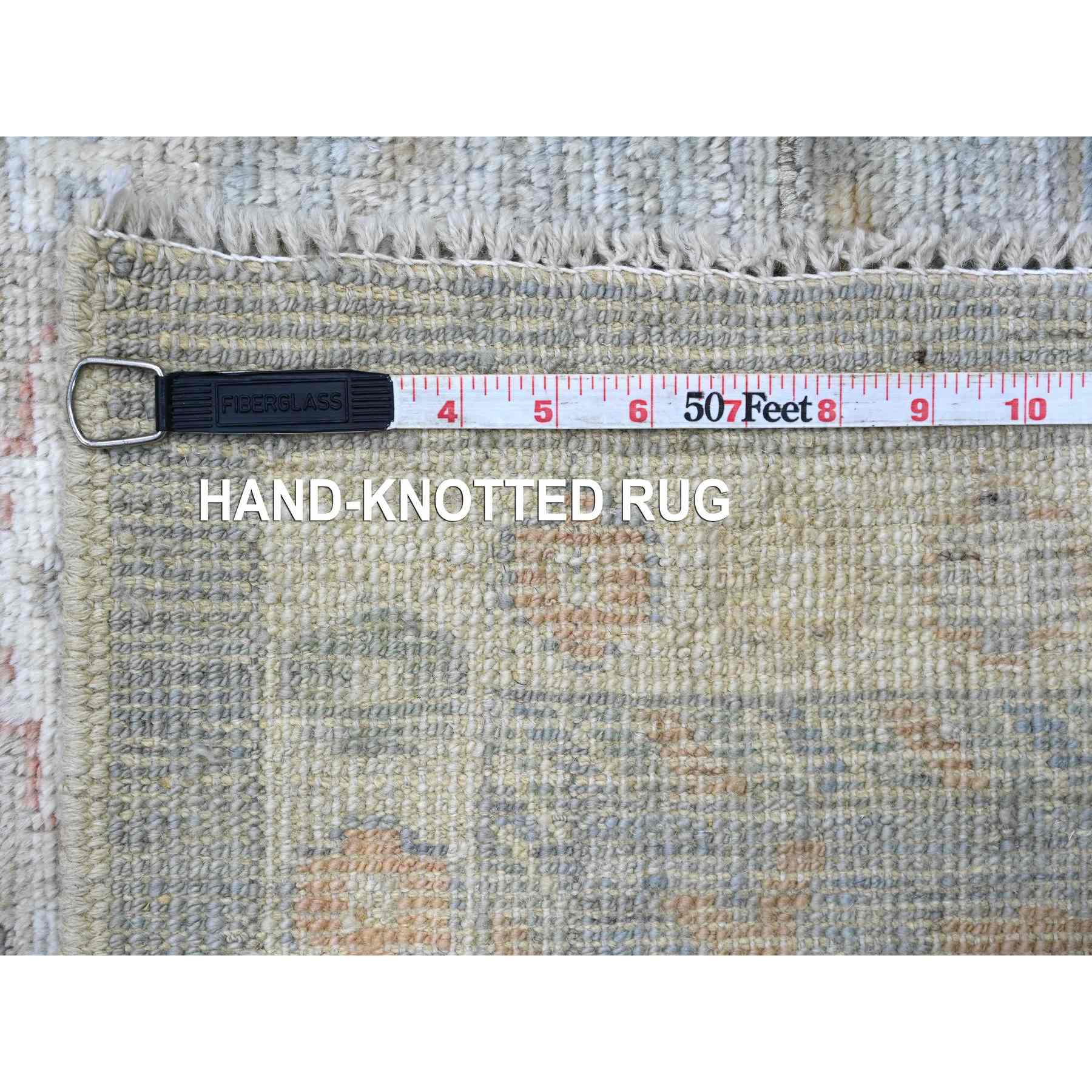 Oushak-And-Peshawar-Hand-Knotted-Rug-107395