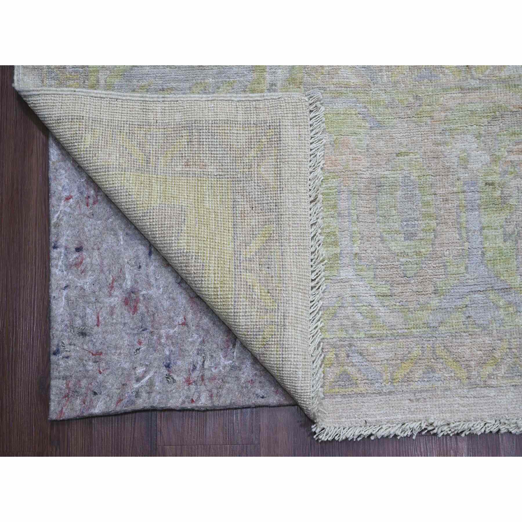 Oushak-And-Peshawar-Hand-Knotted-Rug-107415