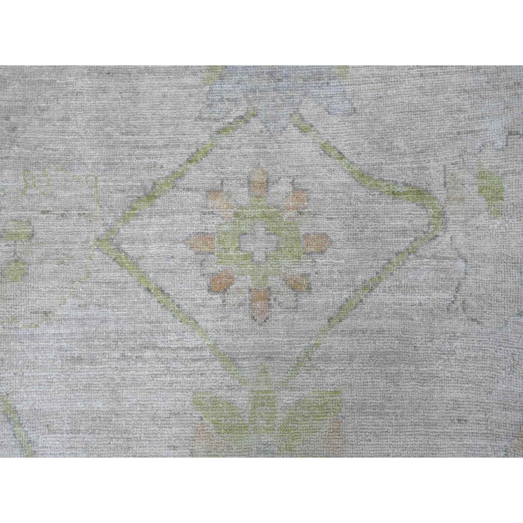 Oushak-And-Peshawar-Hand-Knotted-Rug-107415