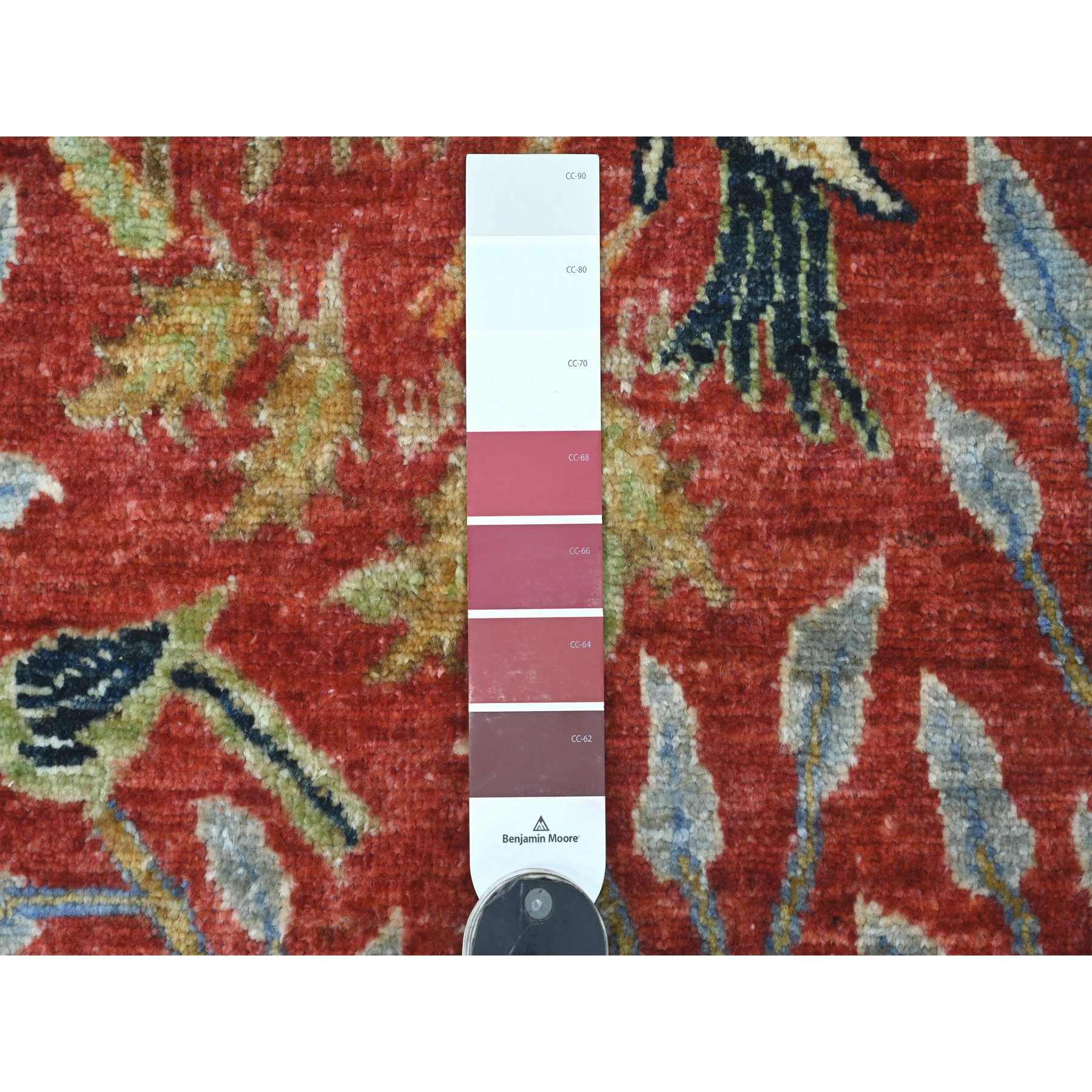 Oushak-And-Peshawar-Hand-Knotted-Rug-107455