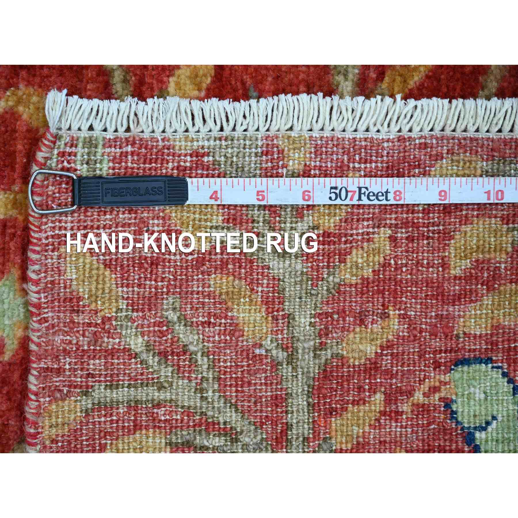 Oushak-And-Peshawar-Hand-Knotted-Rug-107455