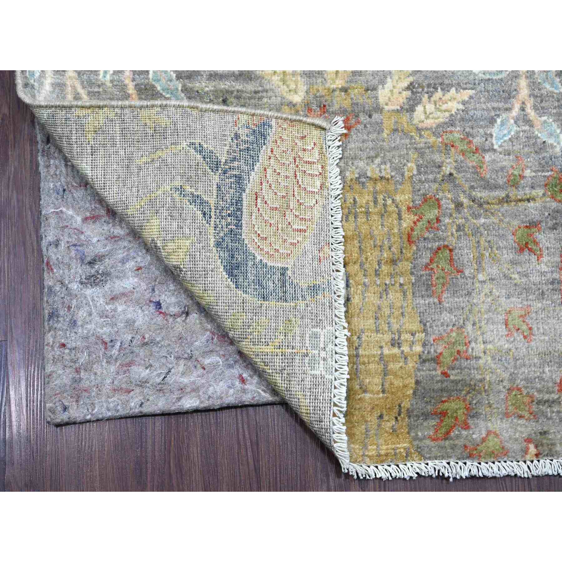 Oushak-And-Peshawar-Hand-Knotted-Rug-107460