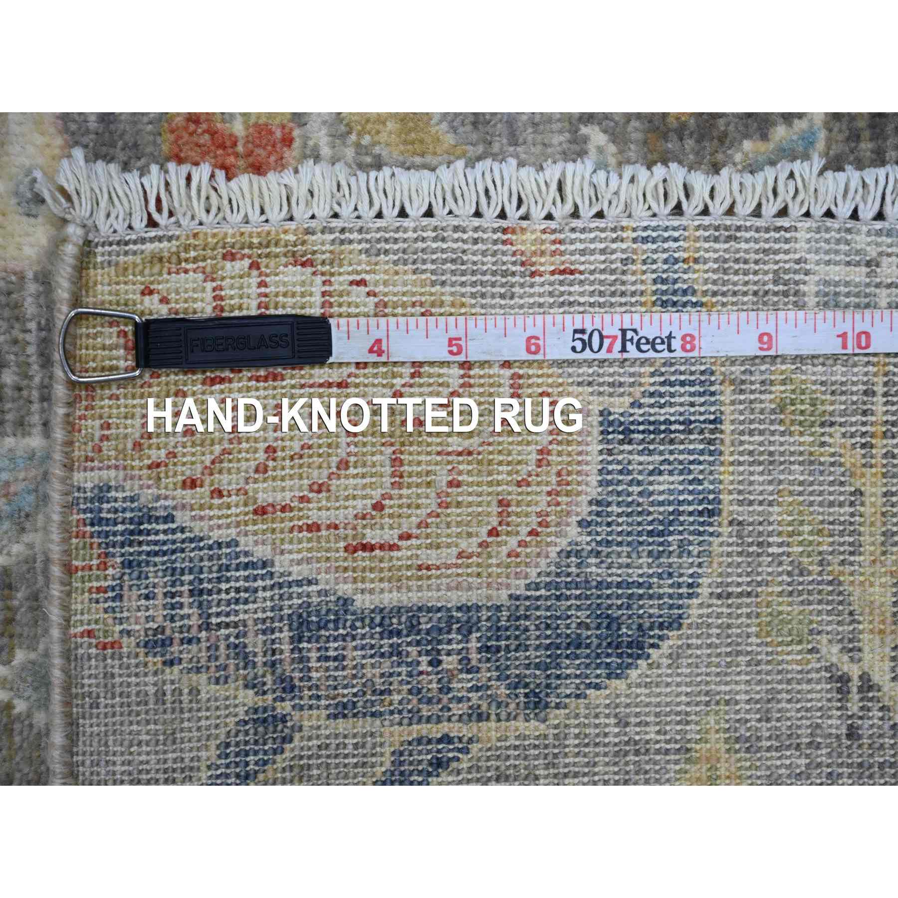 Oushak-And-Peshawar-Hand-Knotted-Rug-107460