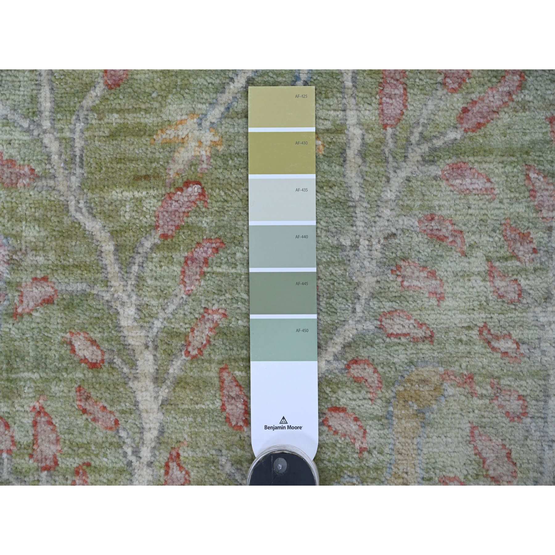 Oushak-And-Peshawar-Hand-Knotted-Rug-107465