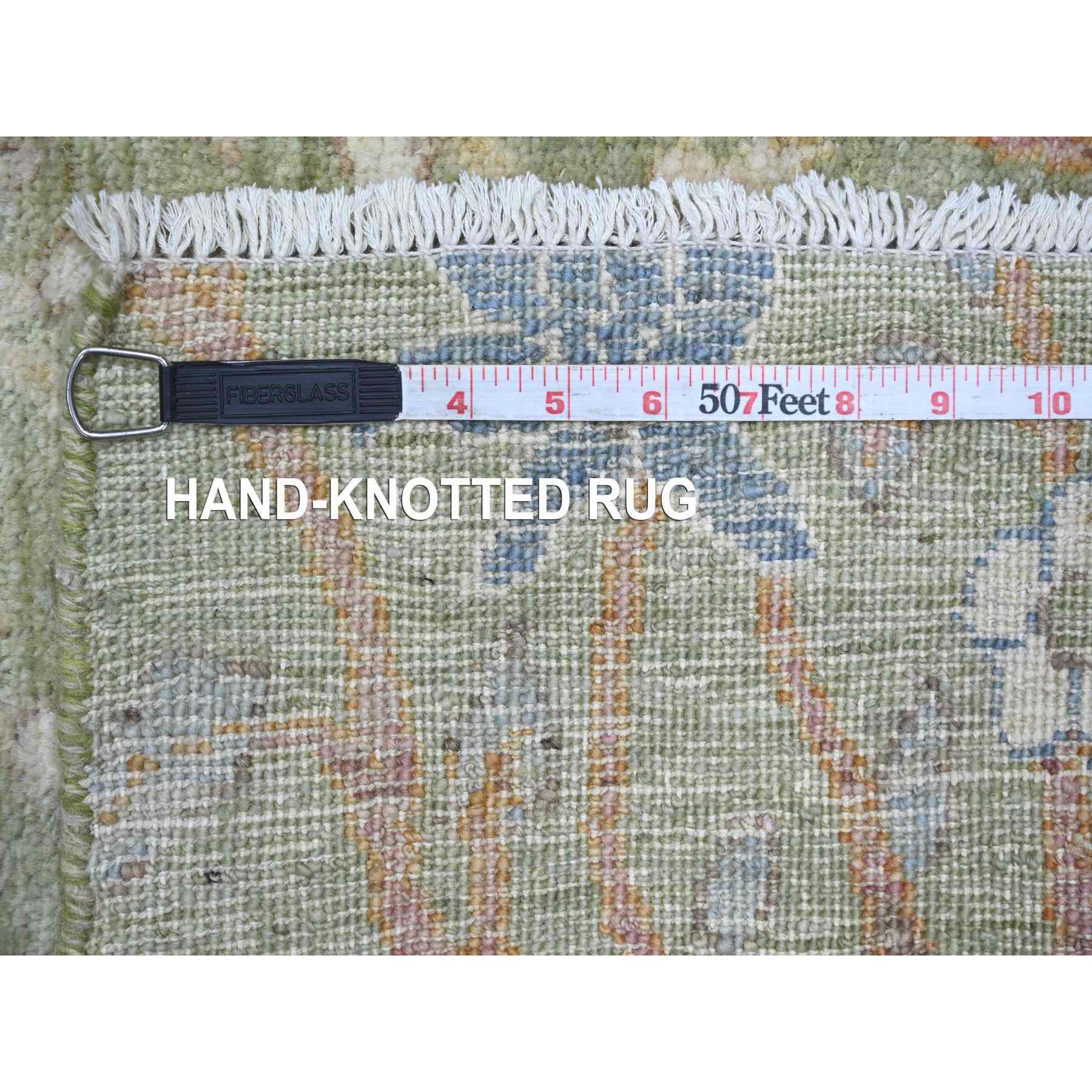 Oushak-And-Peshawar-Hand-Knotted-Rug-107465