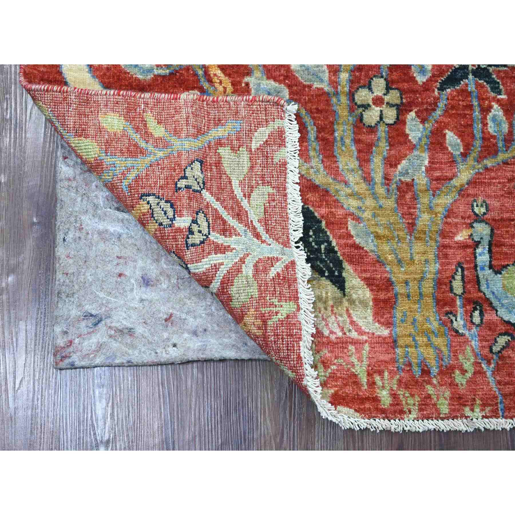 Oushak-And-Peshawar-Hand-Knotted-Rug-107470