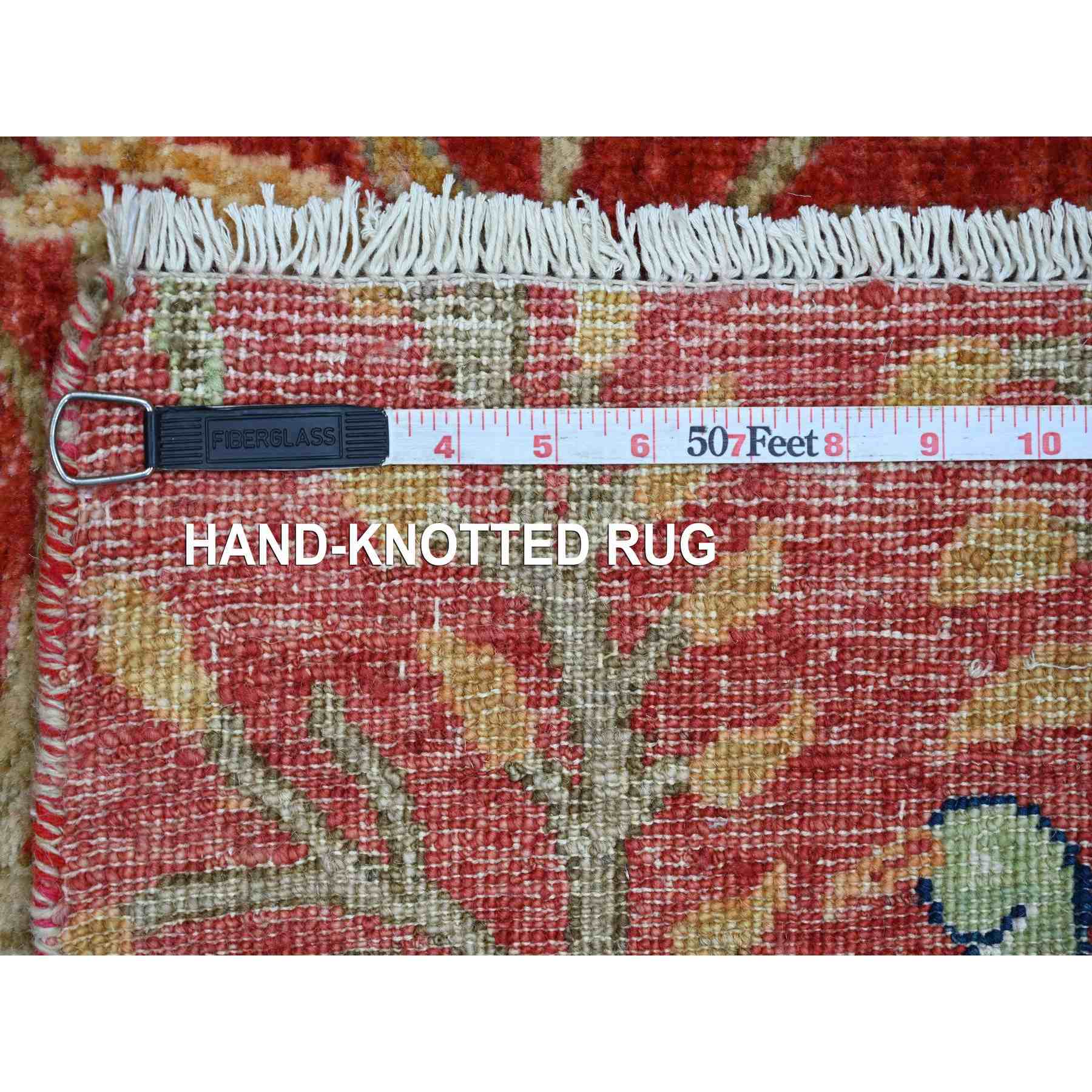 Oushak-And-Peshawar-Hand-Knotted-Rug-107470