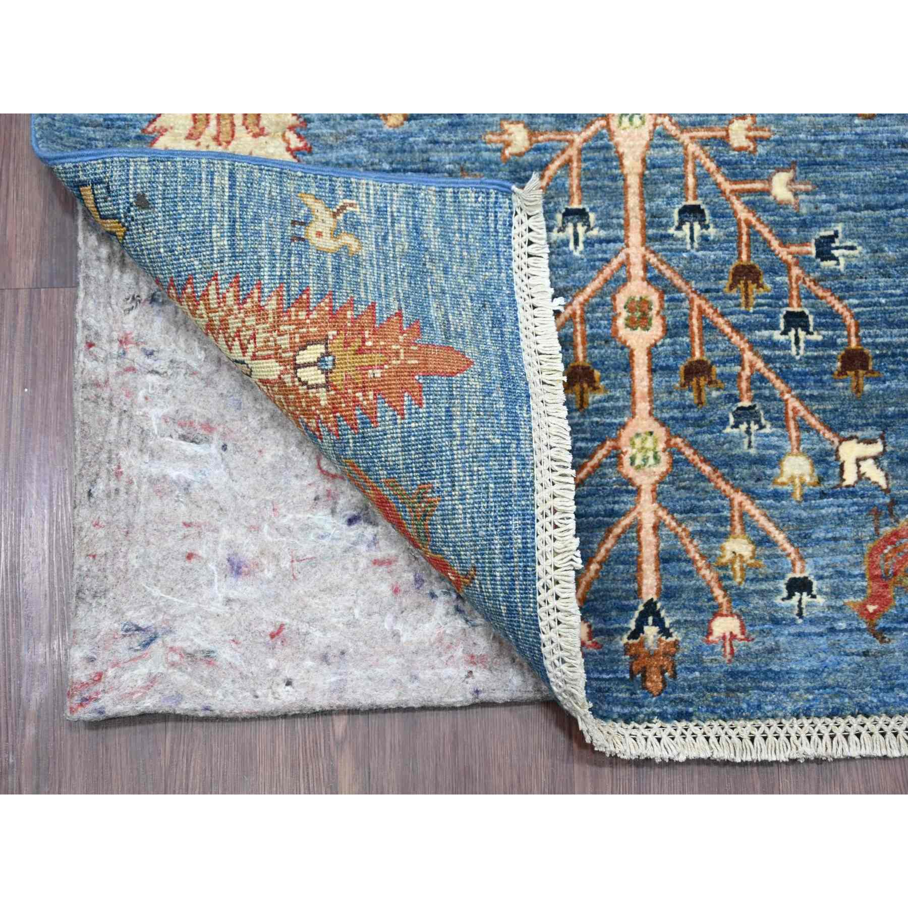 Oushak-And-Peshawar-Hand-Knotted-Rug-107475