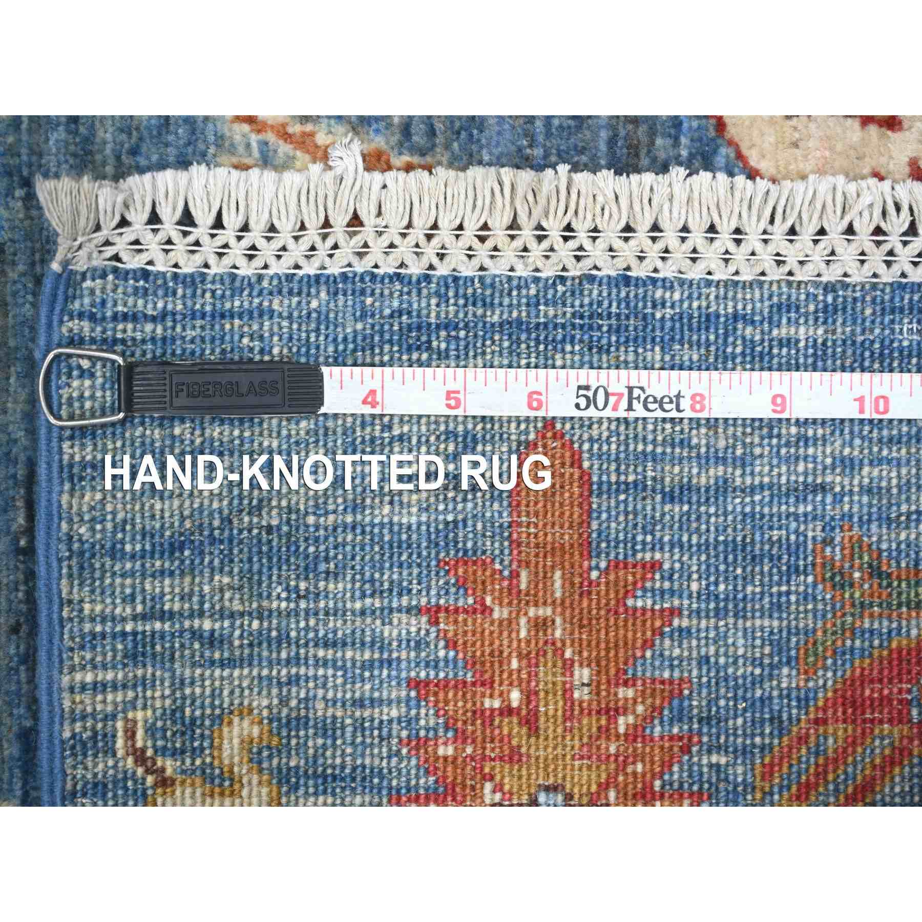 Oushak-And-Peshawar-Hand-Knotted-Rug-107475