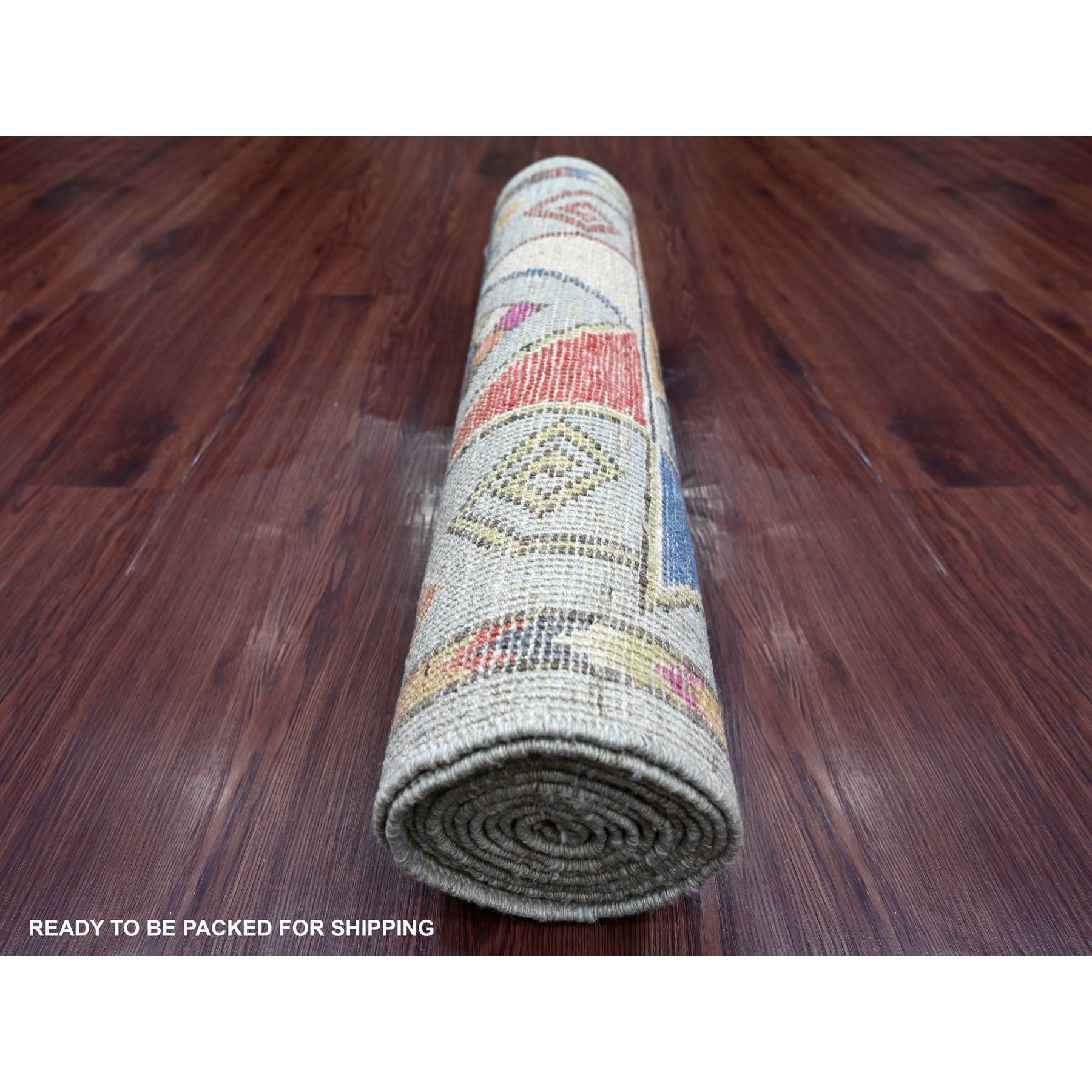 Tribal-Geometric-Hand-Knotted-Rug-105395