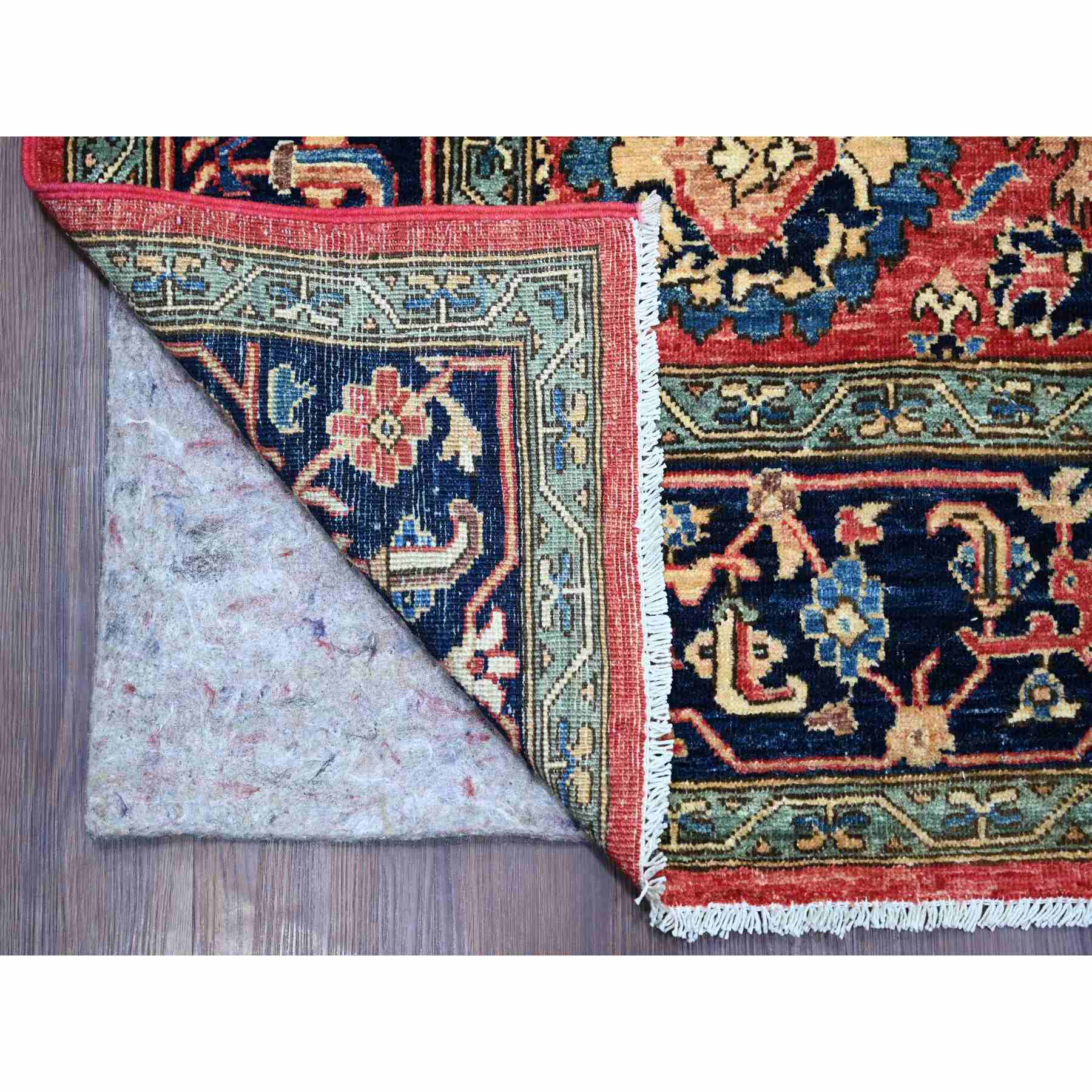 Tribal-Geometric-Hand-Knotted-Rug-105640