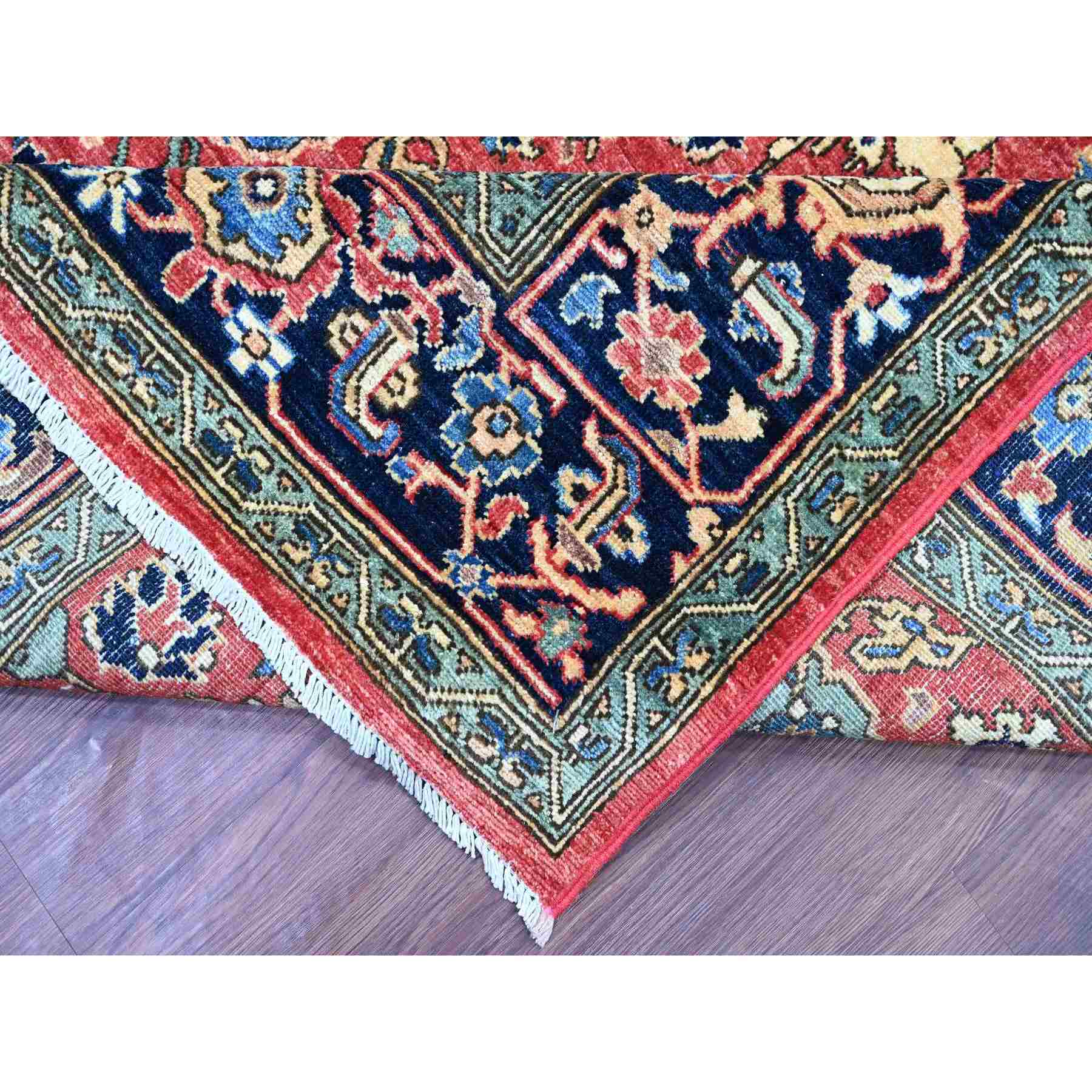 Tribal-Geometric-Hand-Knotted-Rug-105640
