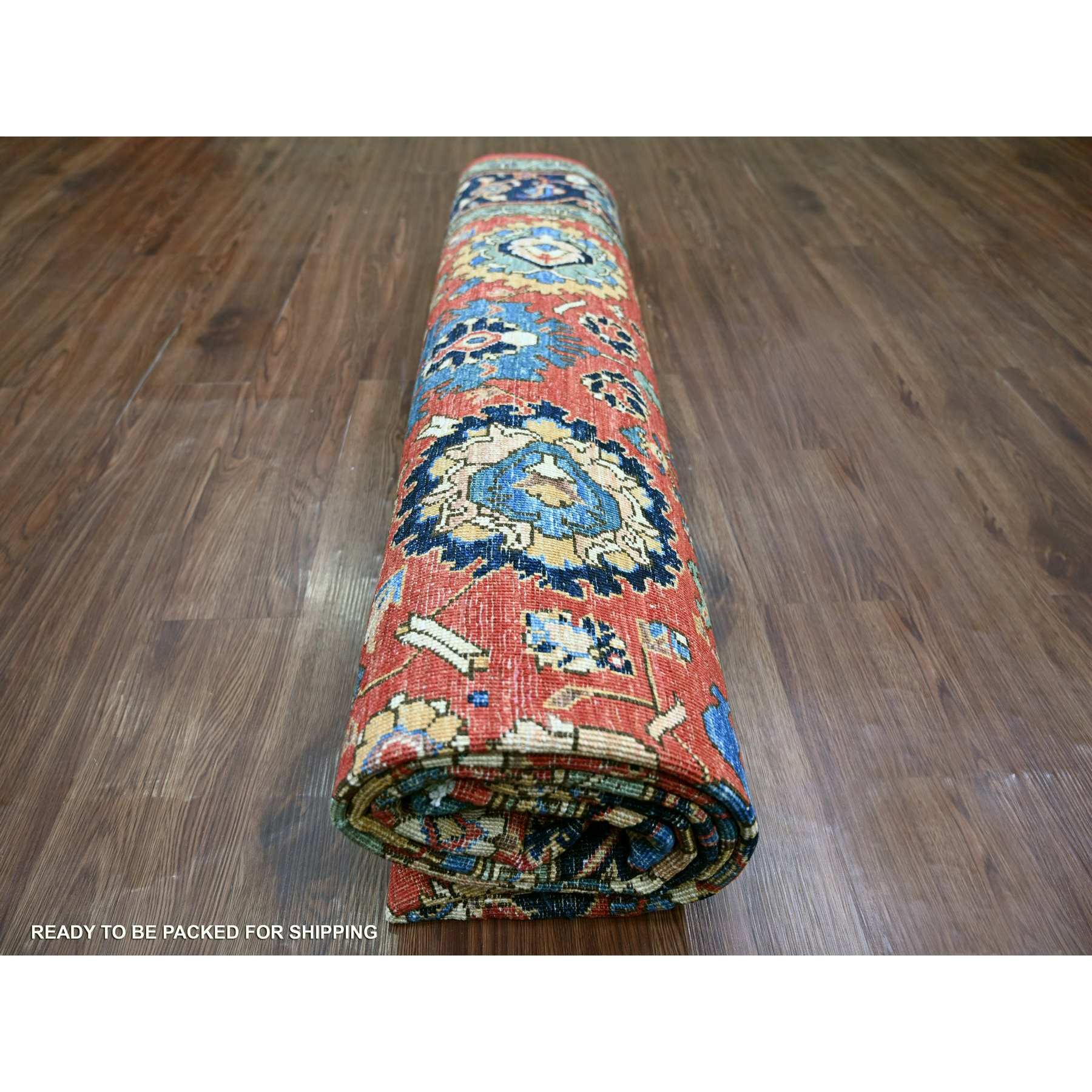 Tribal-Geometric-Hand-Knotted-Rug-105640