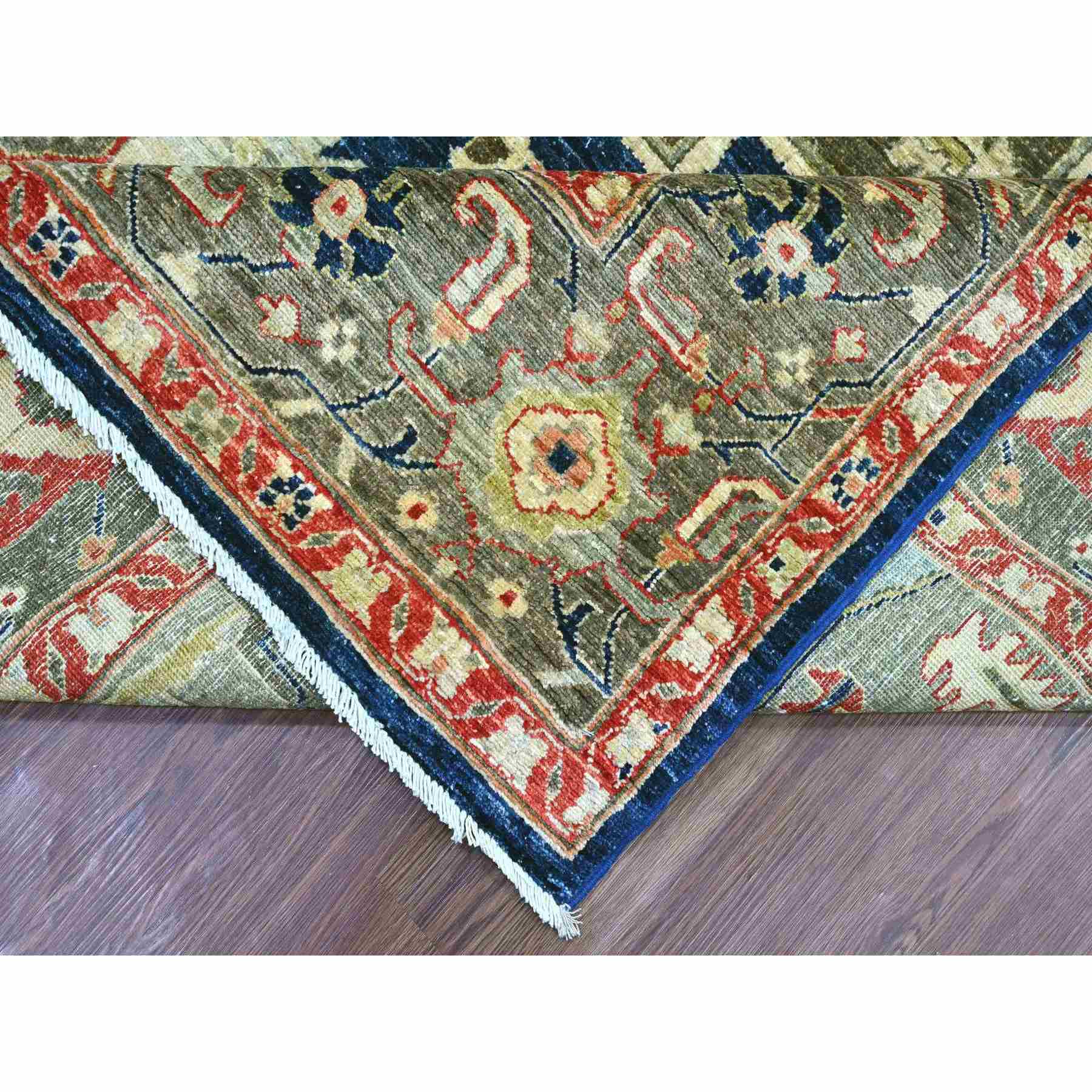 Tribal-Geometric-Hand-Knotted-Rug-105650