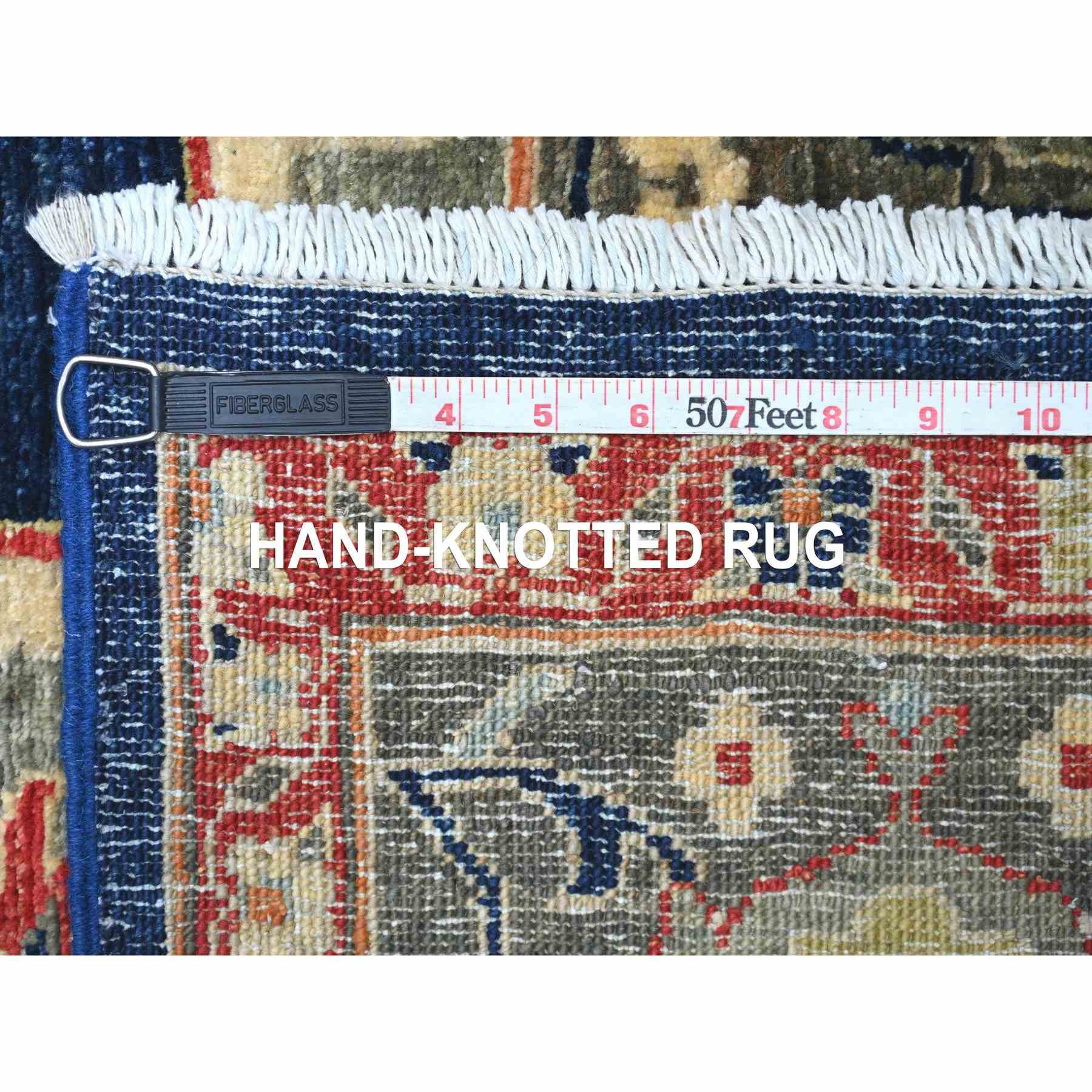 Tribal-Geometric-Hand-Knotted-Rug-105650