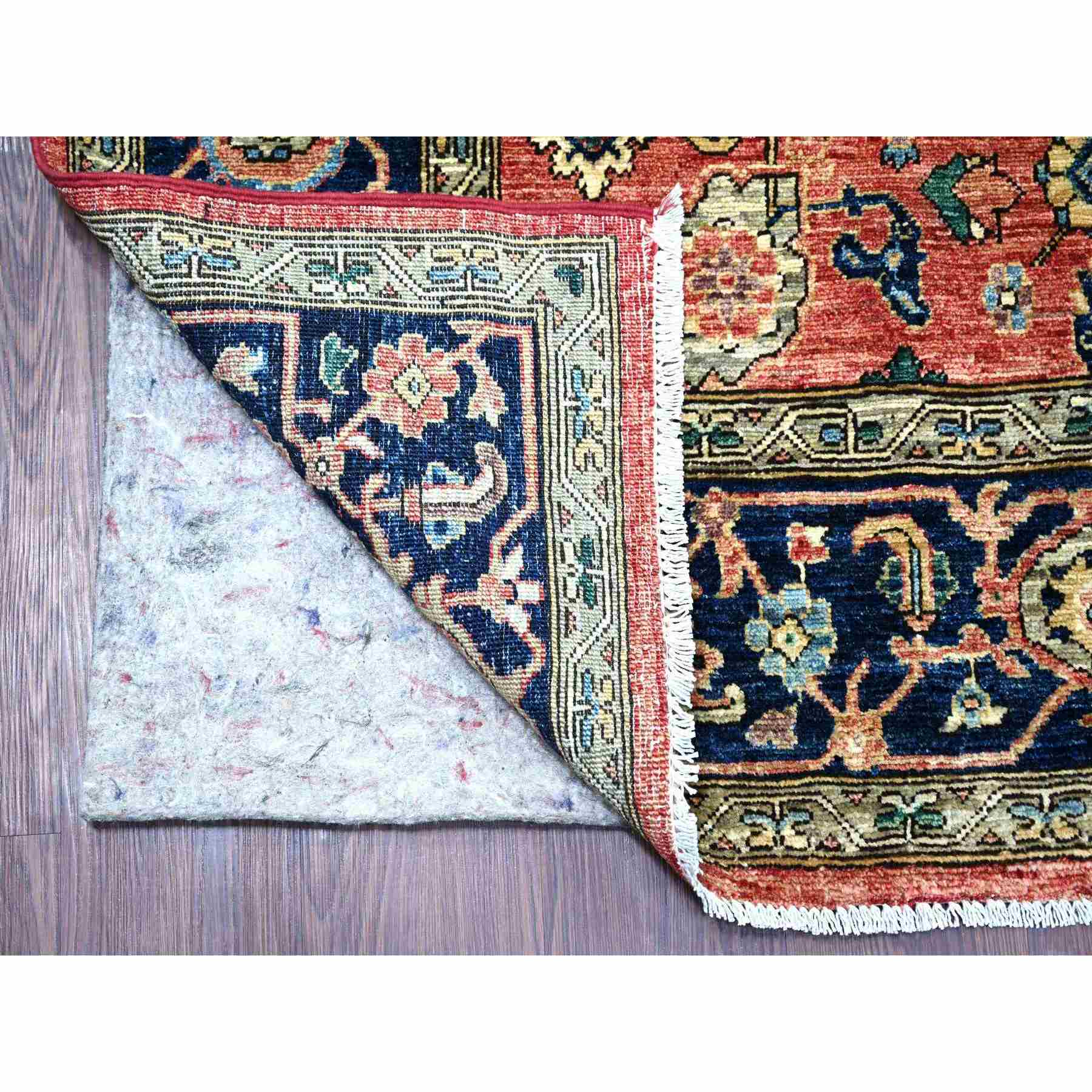 Tribal-Geometric-Hand-Knotted-Rug-105655