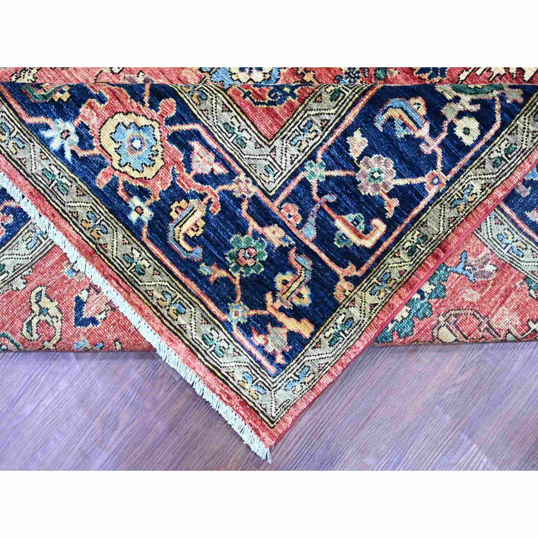 Tribal-Geometric-Hand-Knotted-Rug-105655