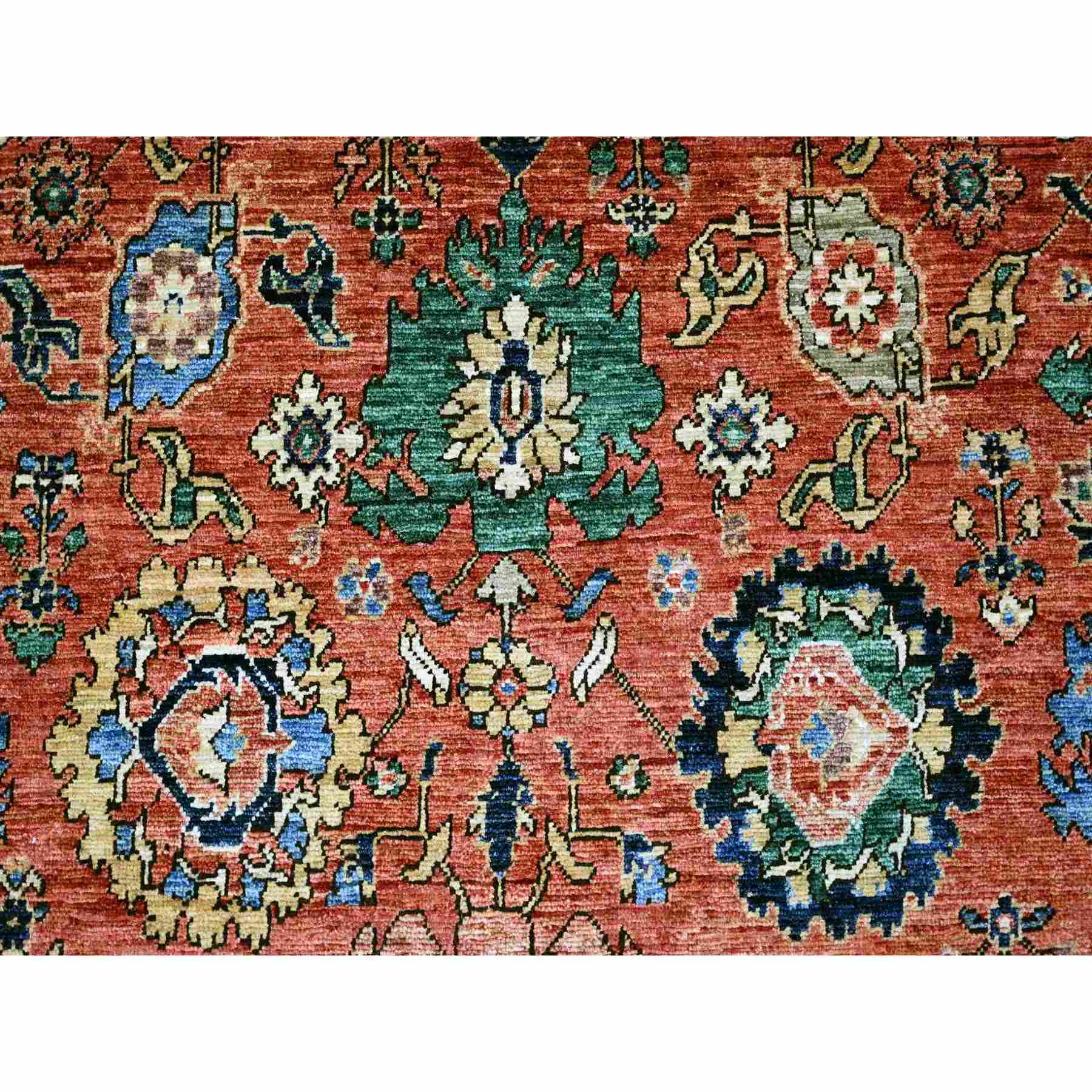 Tribal-Geometric-Hand-Knotted-Rug-105655