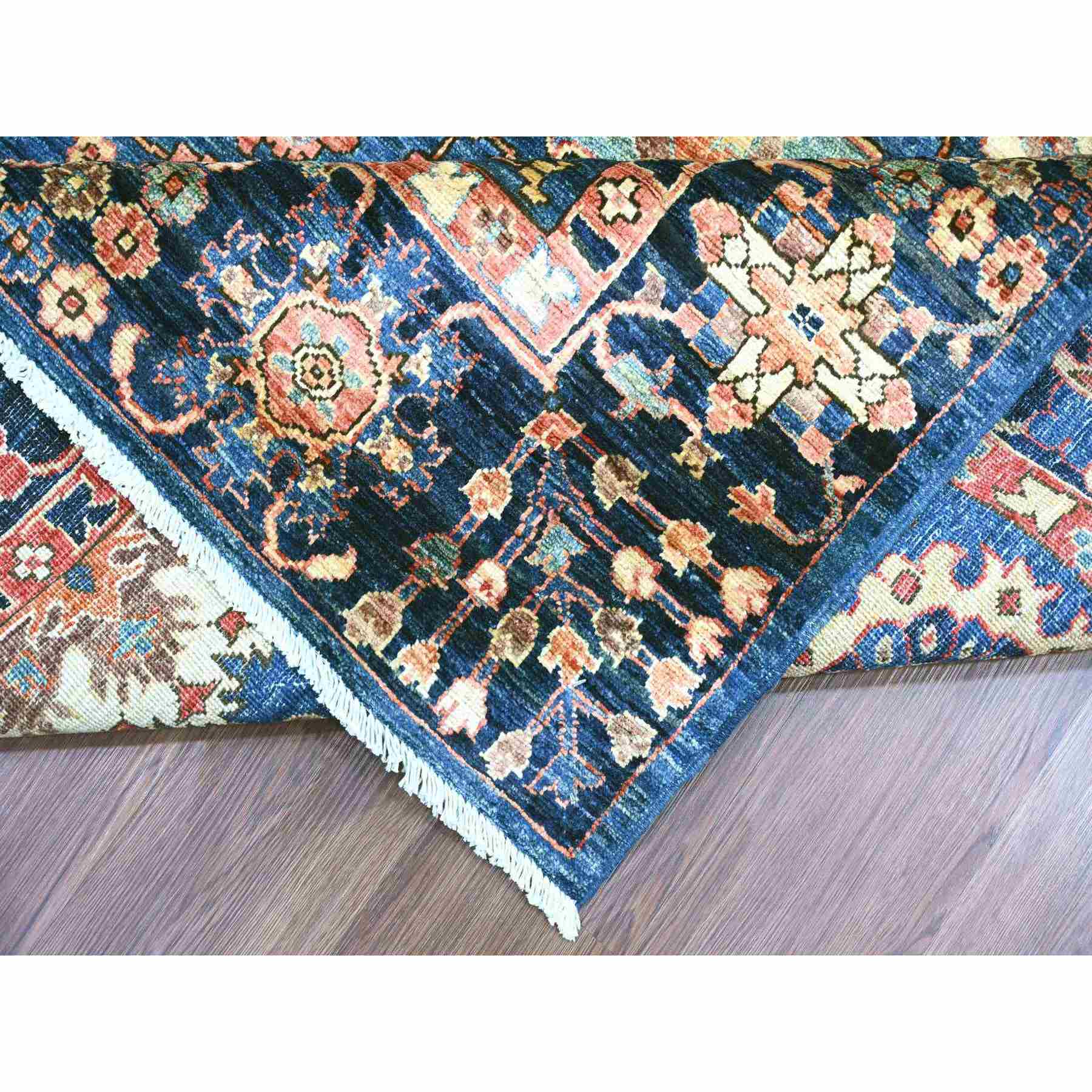 Tribal-Geometric-Hand-Knotted-Rug-105660
