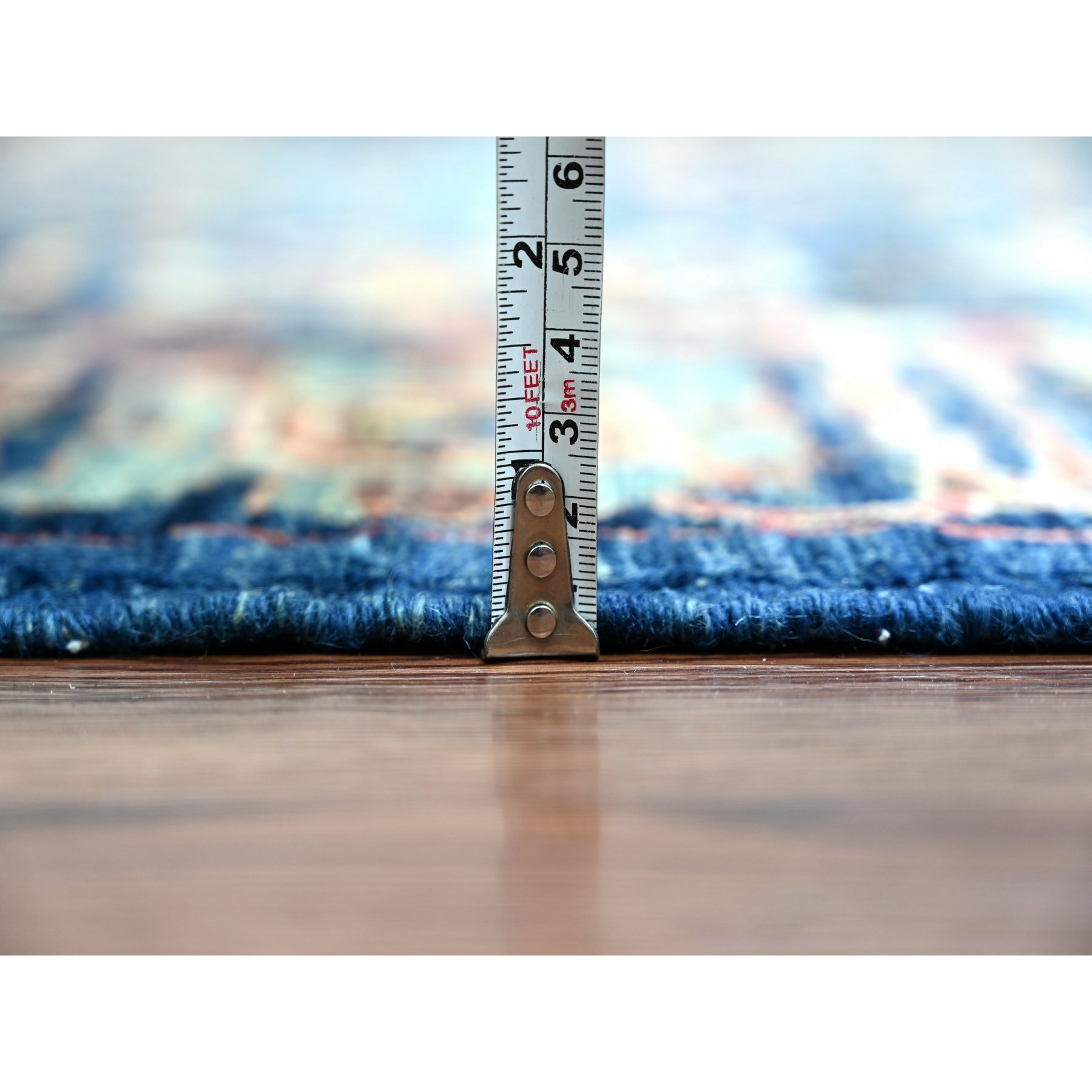 Tribal-Geometric-Hand-Knotted-Rug-105660