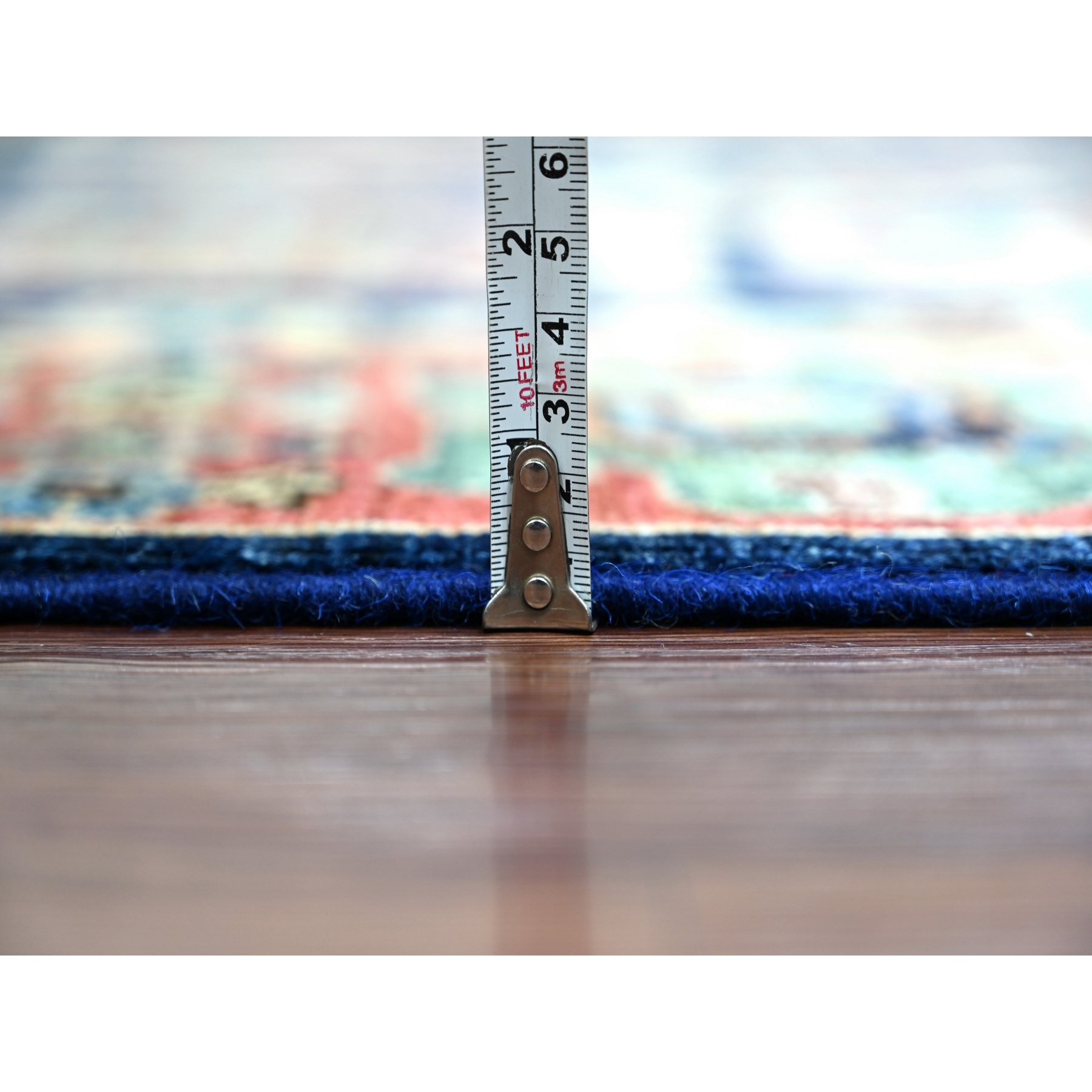 Tribal-Geometric-Hand-Knotted-Rug-105670