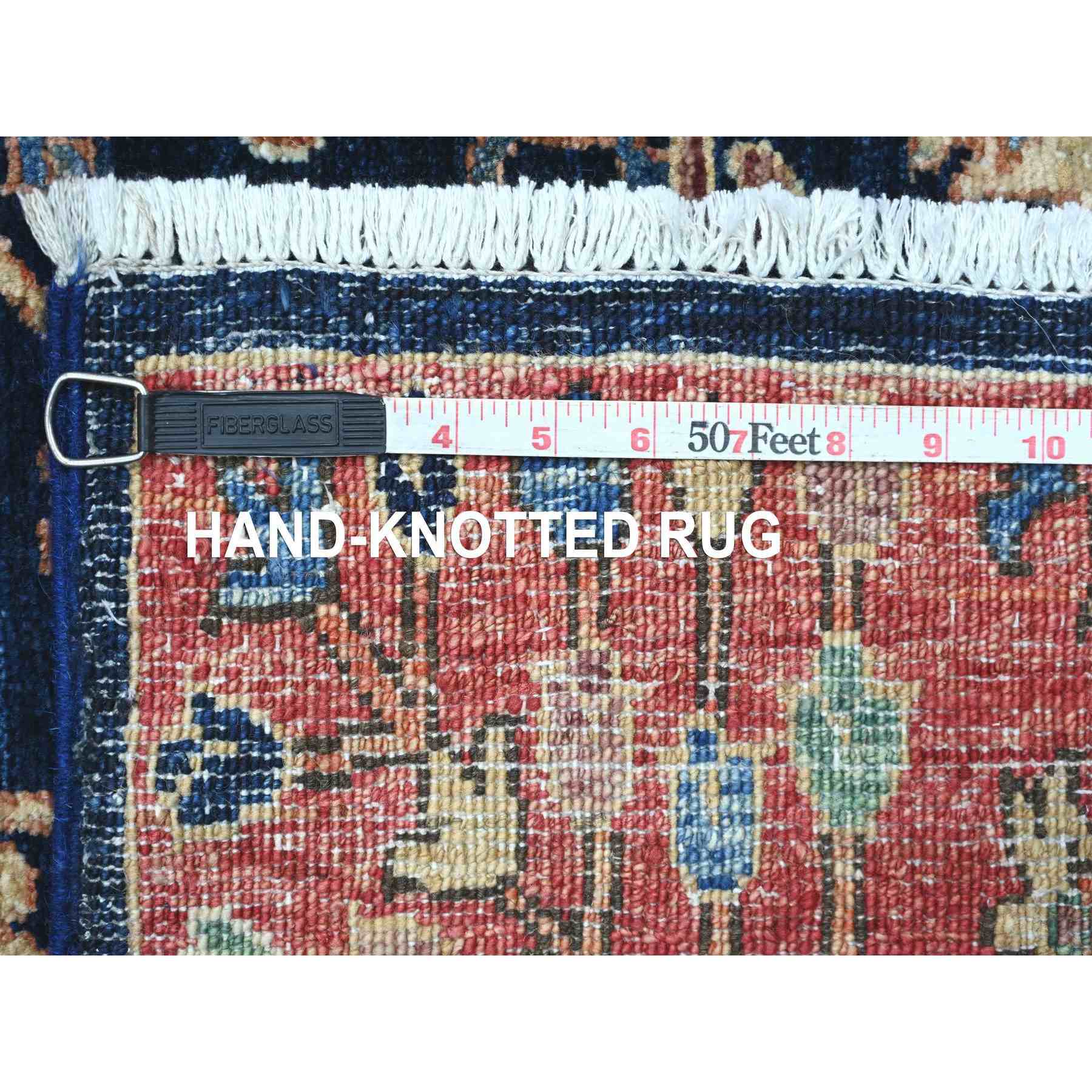 Tribal-Geometric-Hand-Knotted-Rug-105670