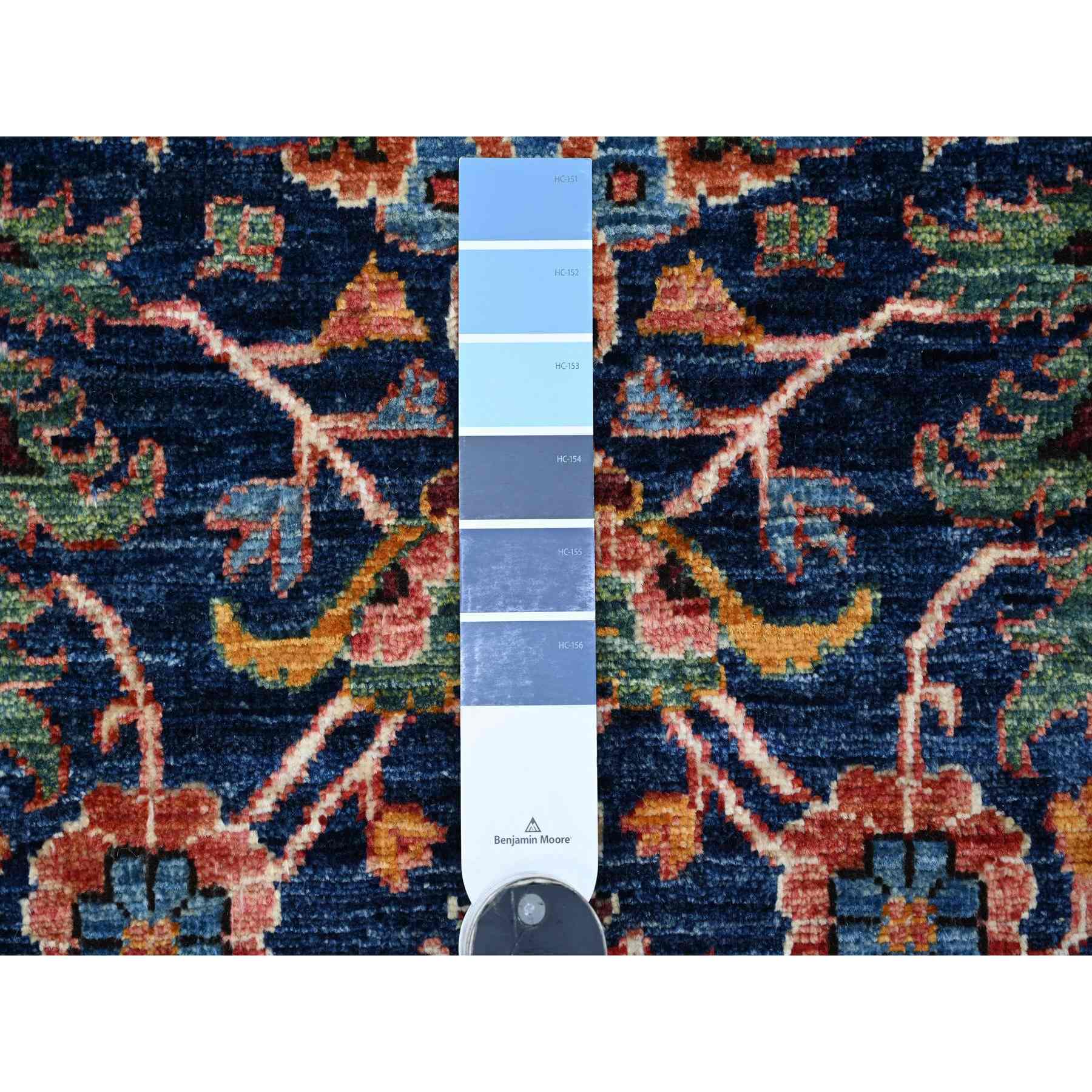 Tribal-Geometric-Hand-Knotted-Rug-105705