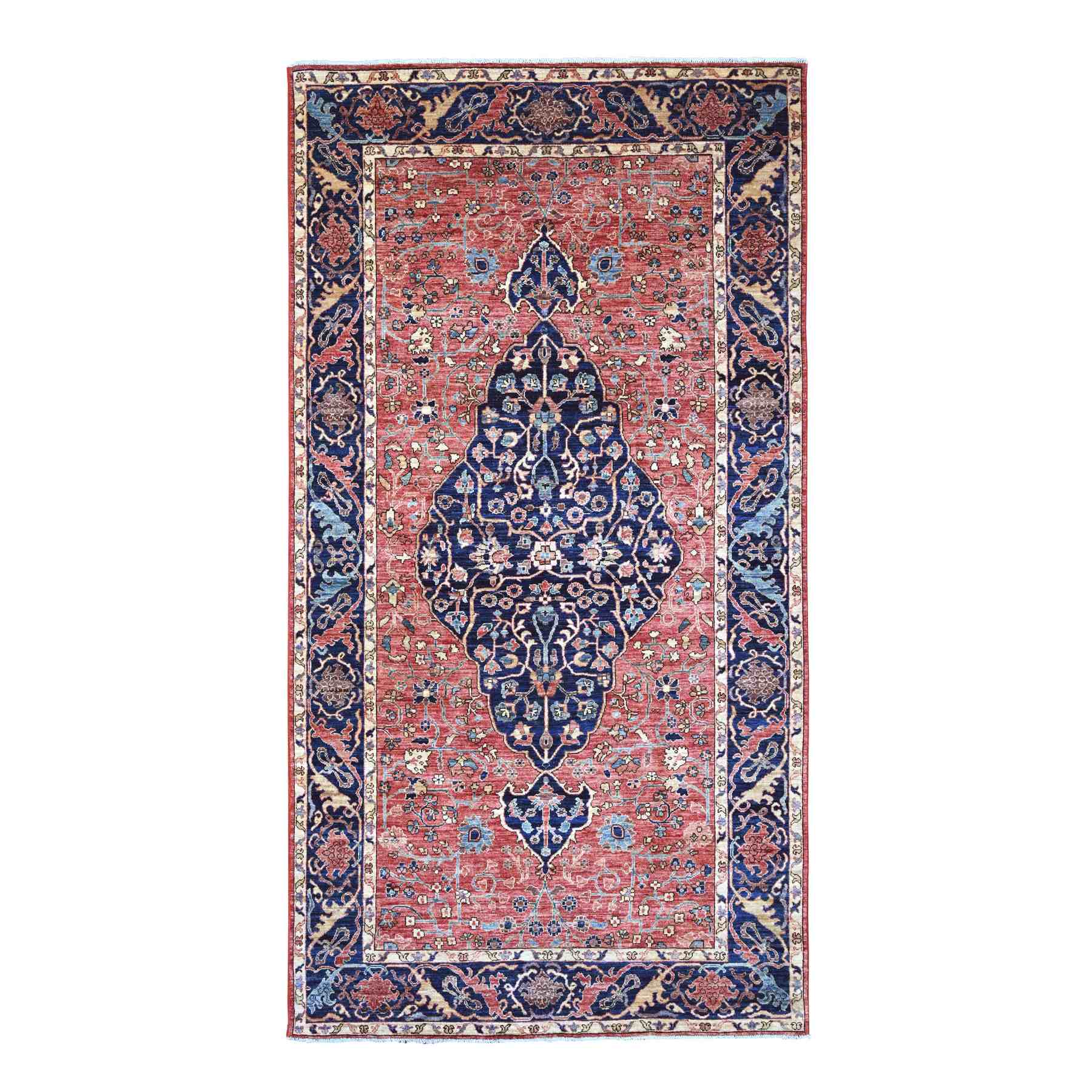 Tribal-Geometric-Hand-Knotted-Rug-105710