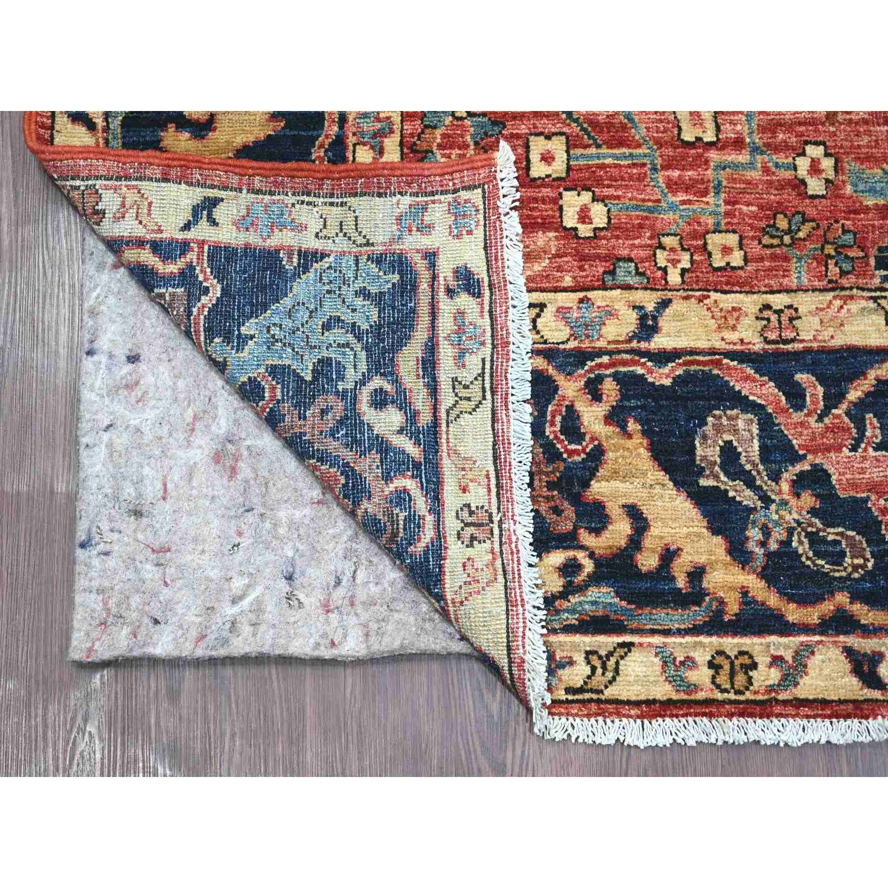 Tribal-Geometric-Hand-Knotted-Rug-105710