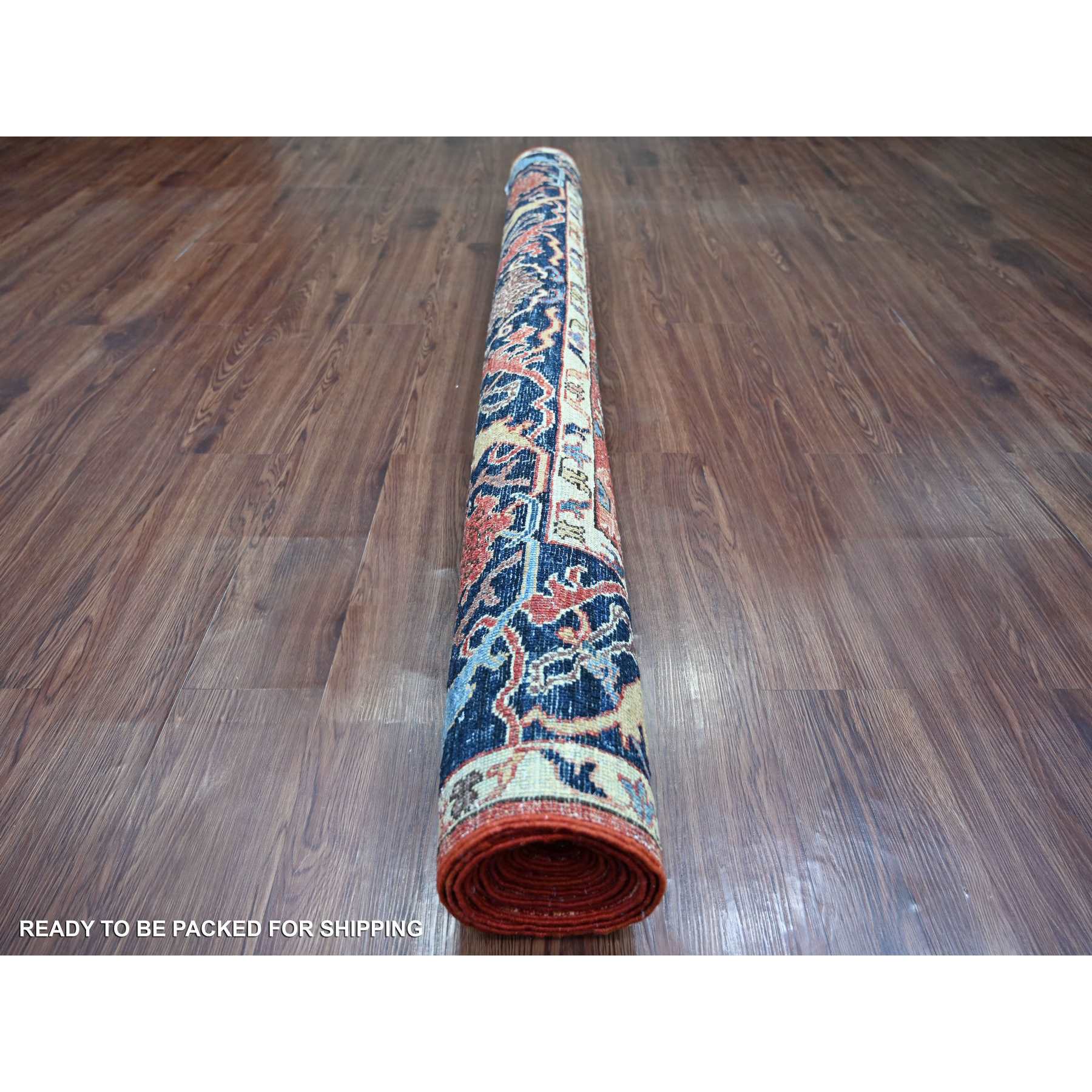 Tribal-Geometric-Hand-Knotted-Rug-105710