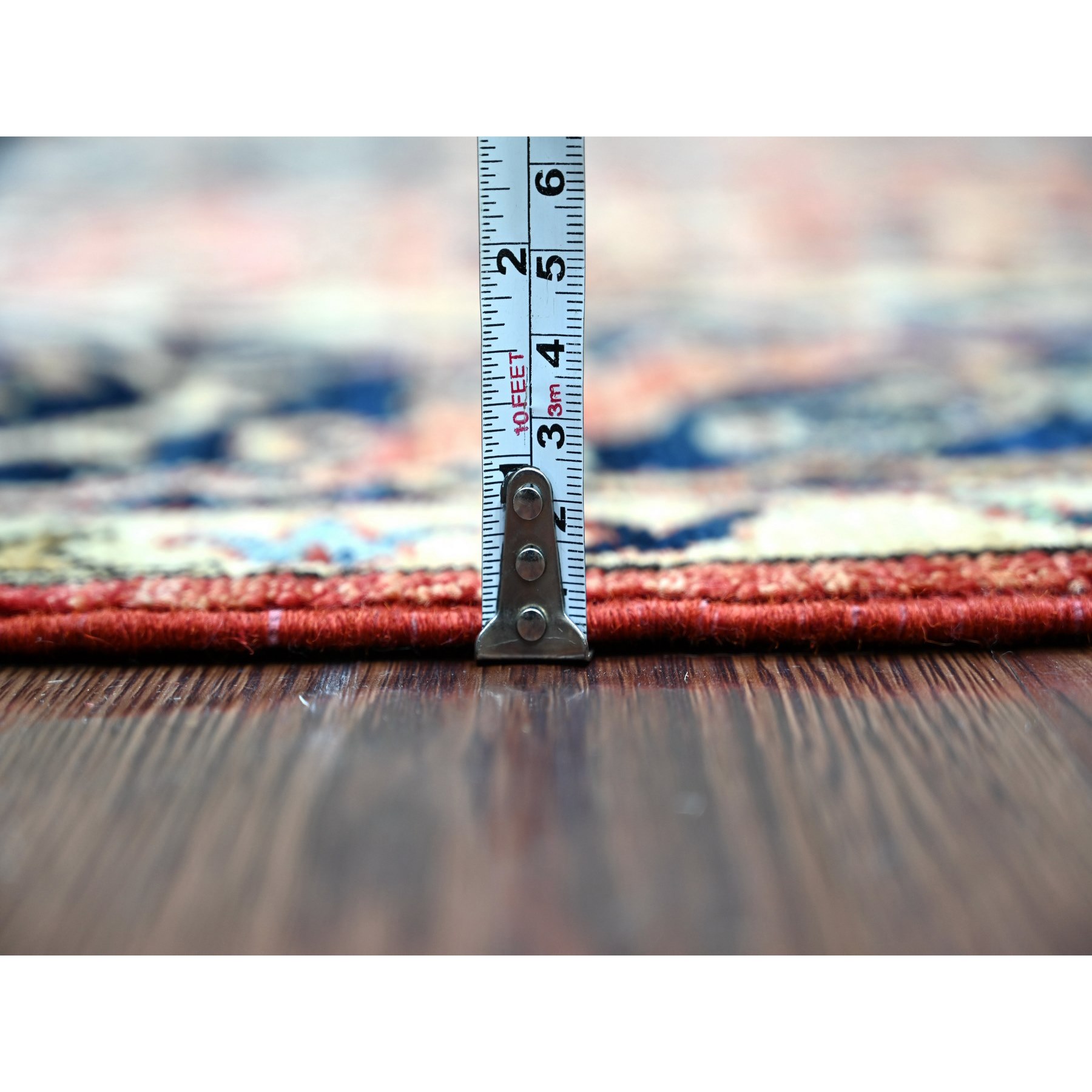 Tribal-Geometric-Hand-Knotted-Rug-105710