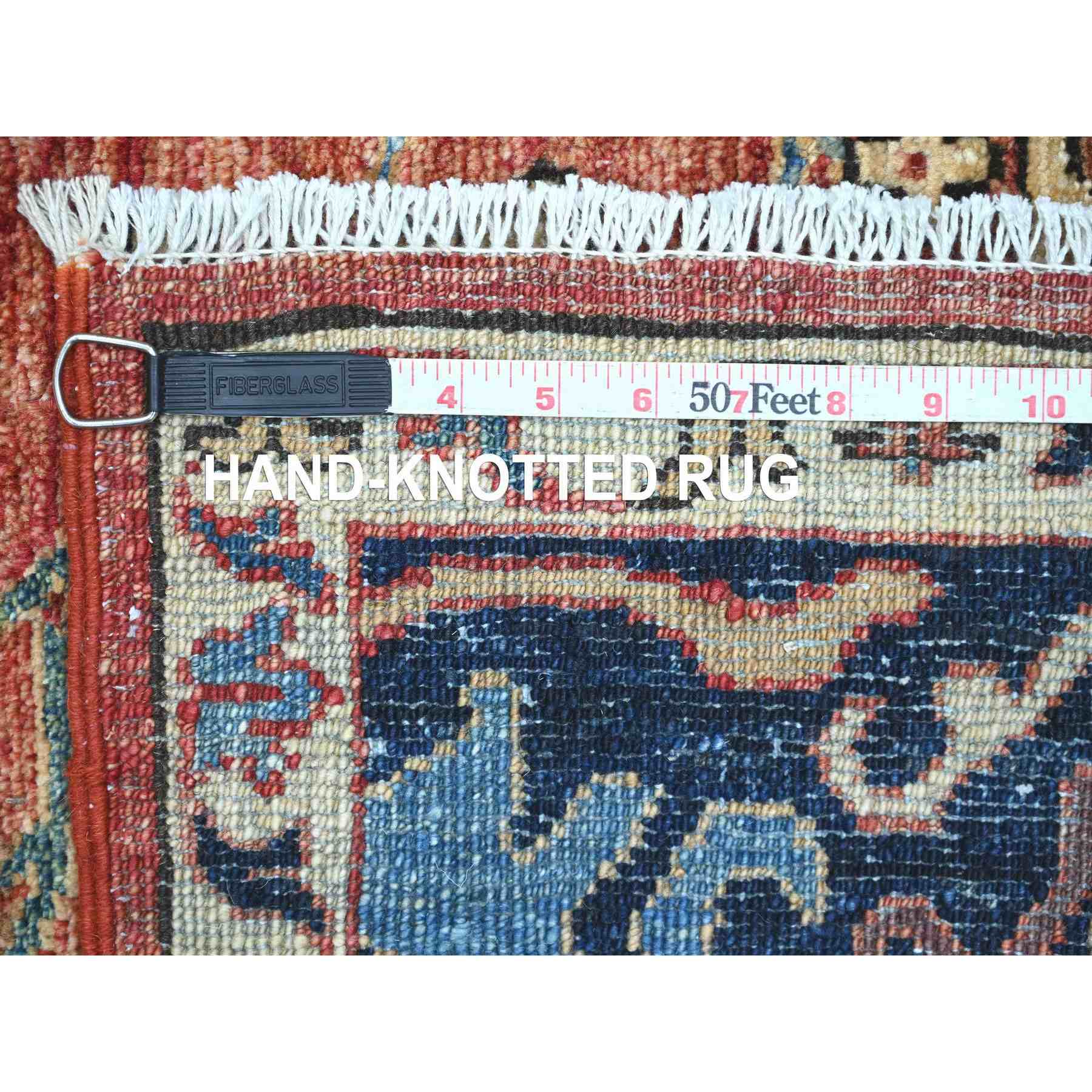 Tribal-Geometric-Hand-Knotted-Rug-105710