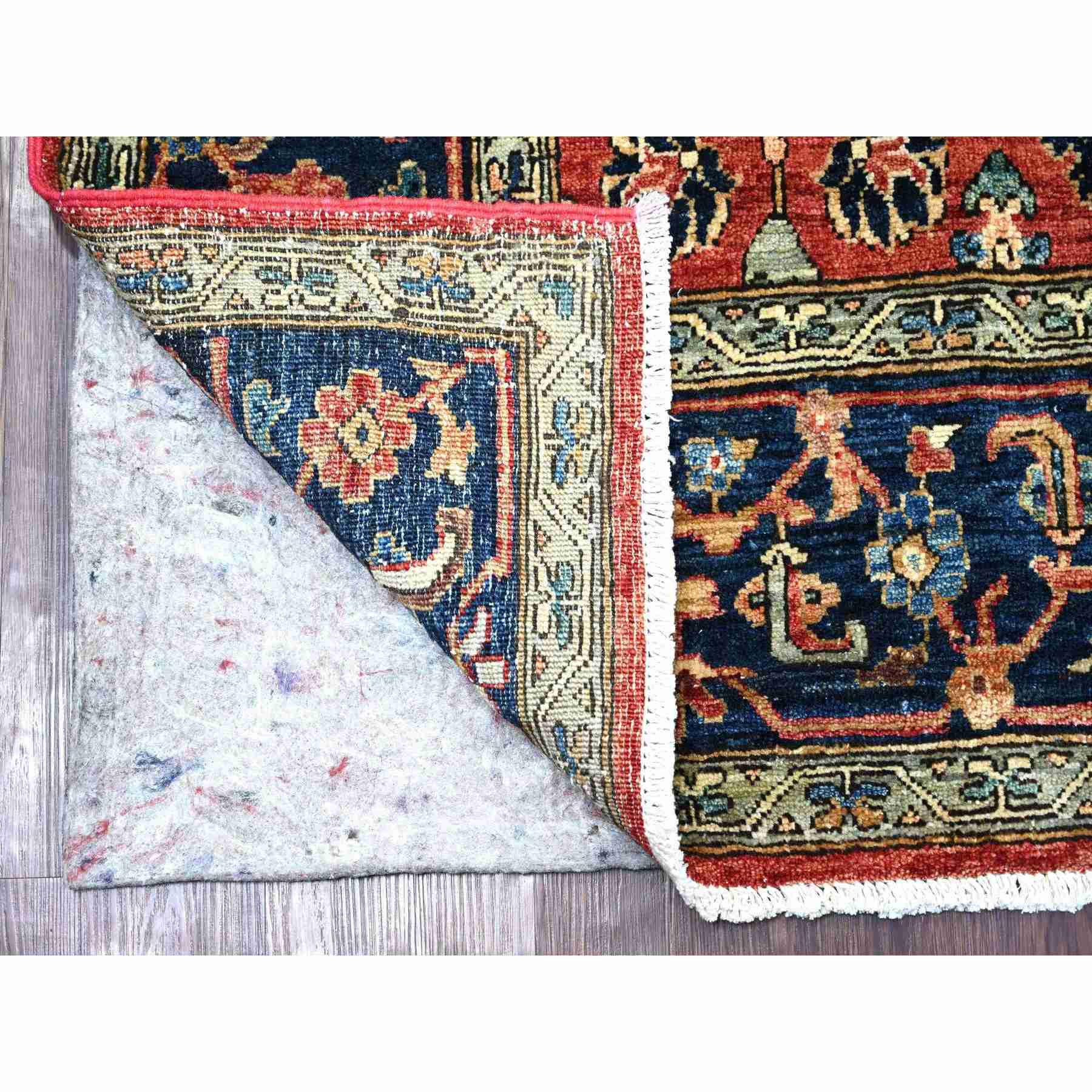 Tribal-Geometric-Hand-Knotted-Rug-105730