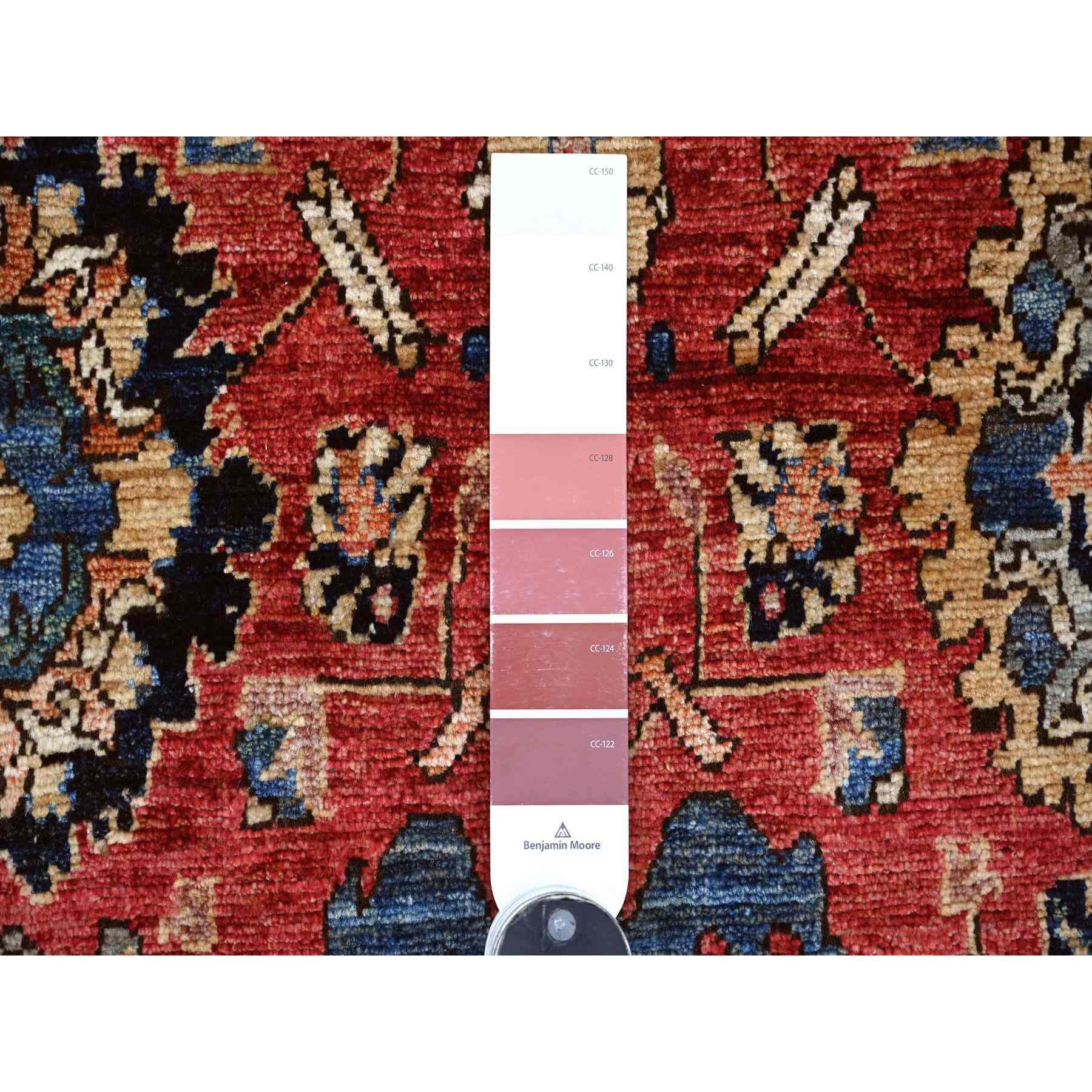 Tribal-Geometric-Hand-Knotted-Rug-105730