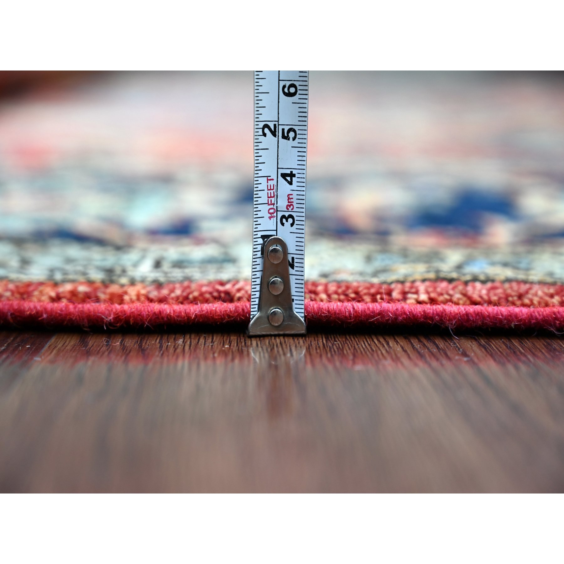 Tribal-Geometric-Hand-Knotted-Rug-105730