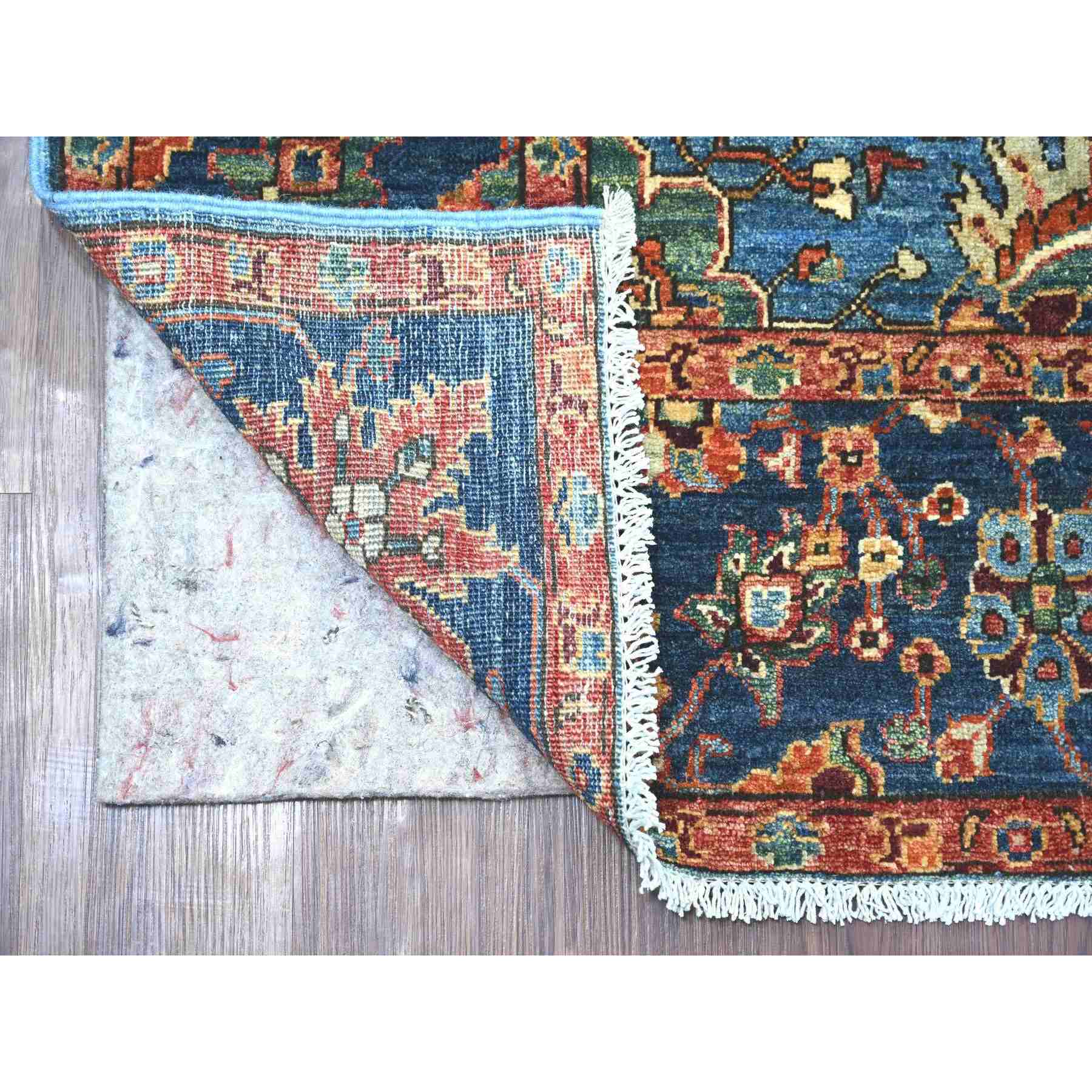 Tribal-Geometric-Hand-Knotted-Rug-105740