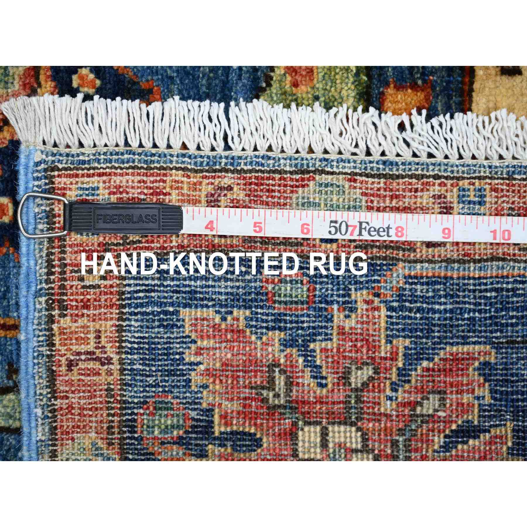 Tribal-Geometric-Hand-Knotted-Rug-105740